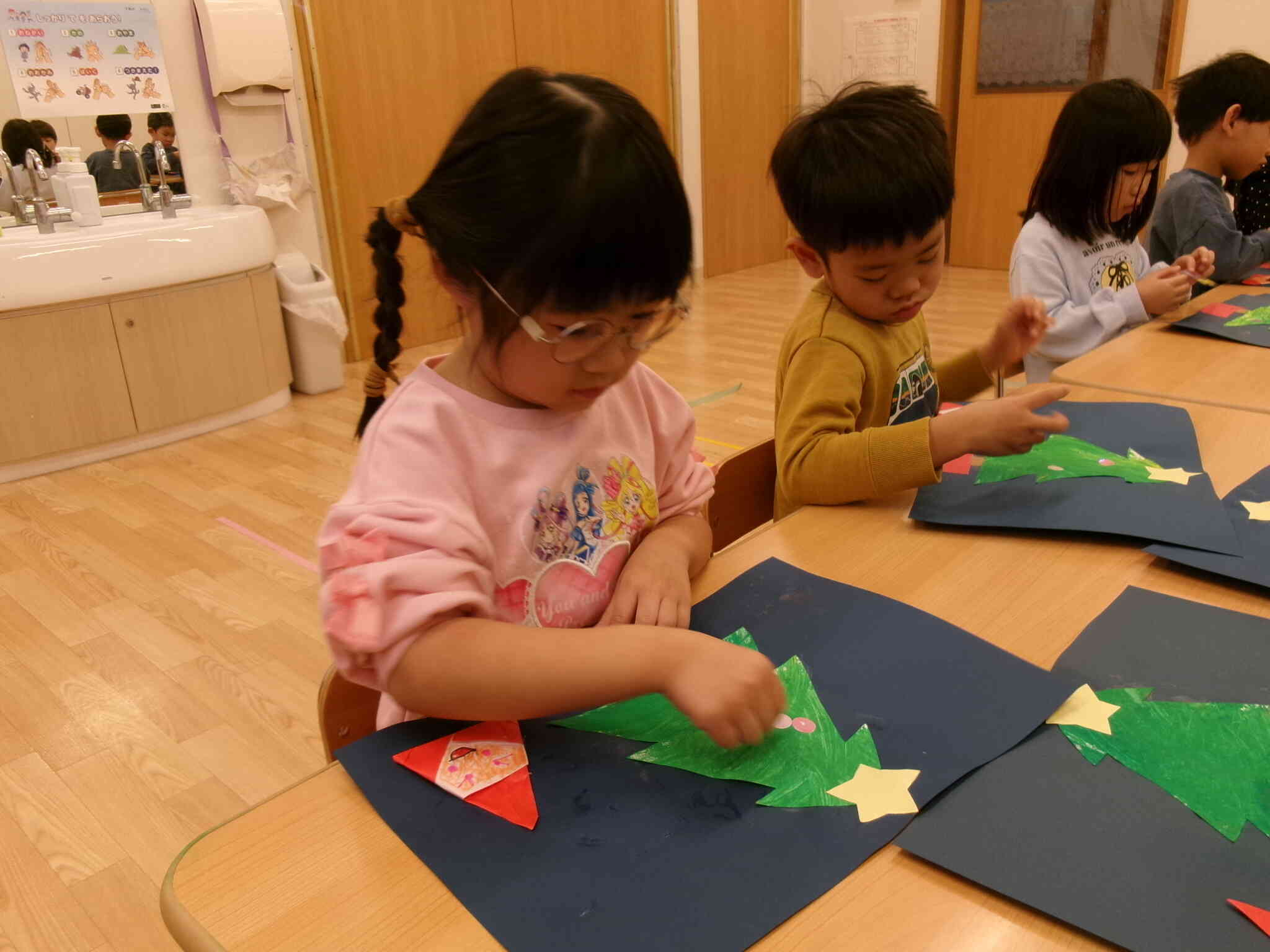 ツリー製作（４歳児クラス）