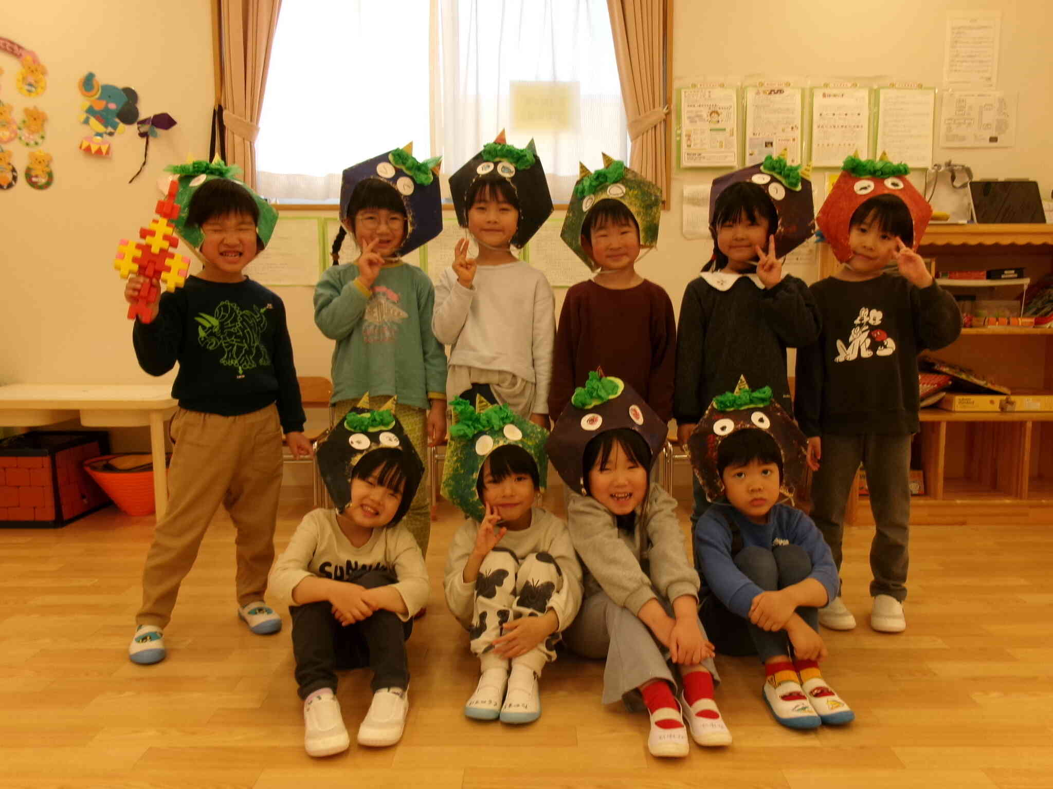 節分の日「みんなで鬼に変身しました！」
