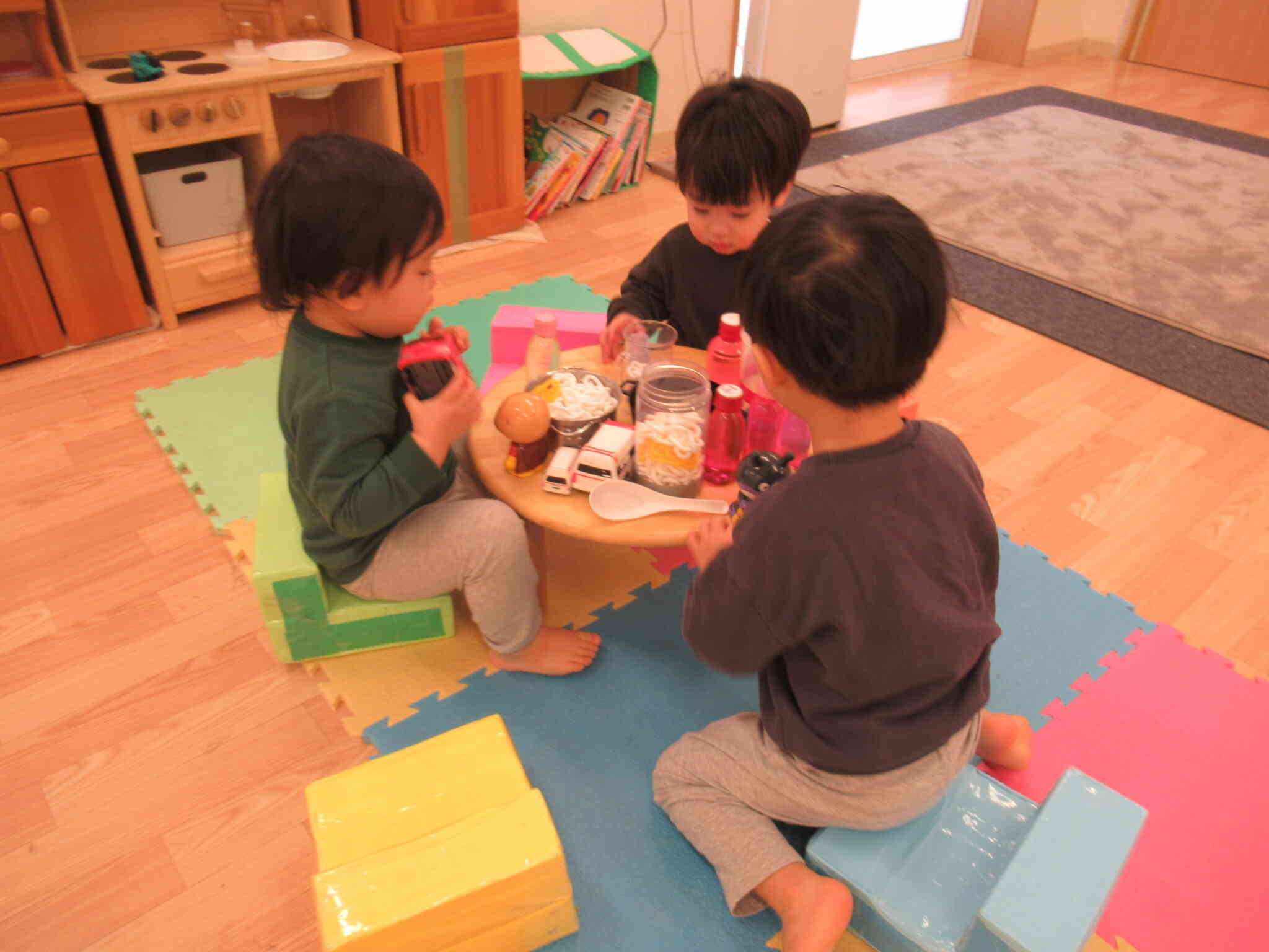 大好きなアンパンマンとばいきんまんと一緒に！！