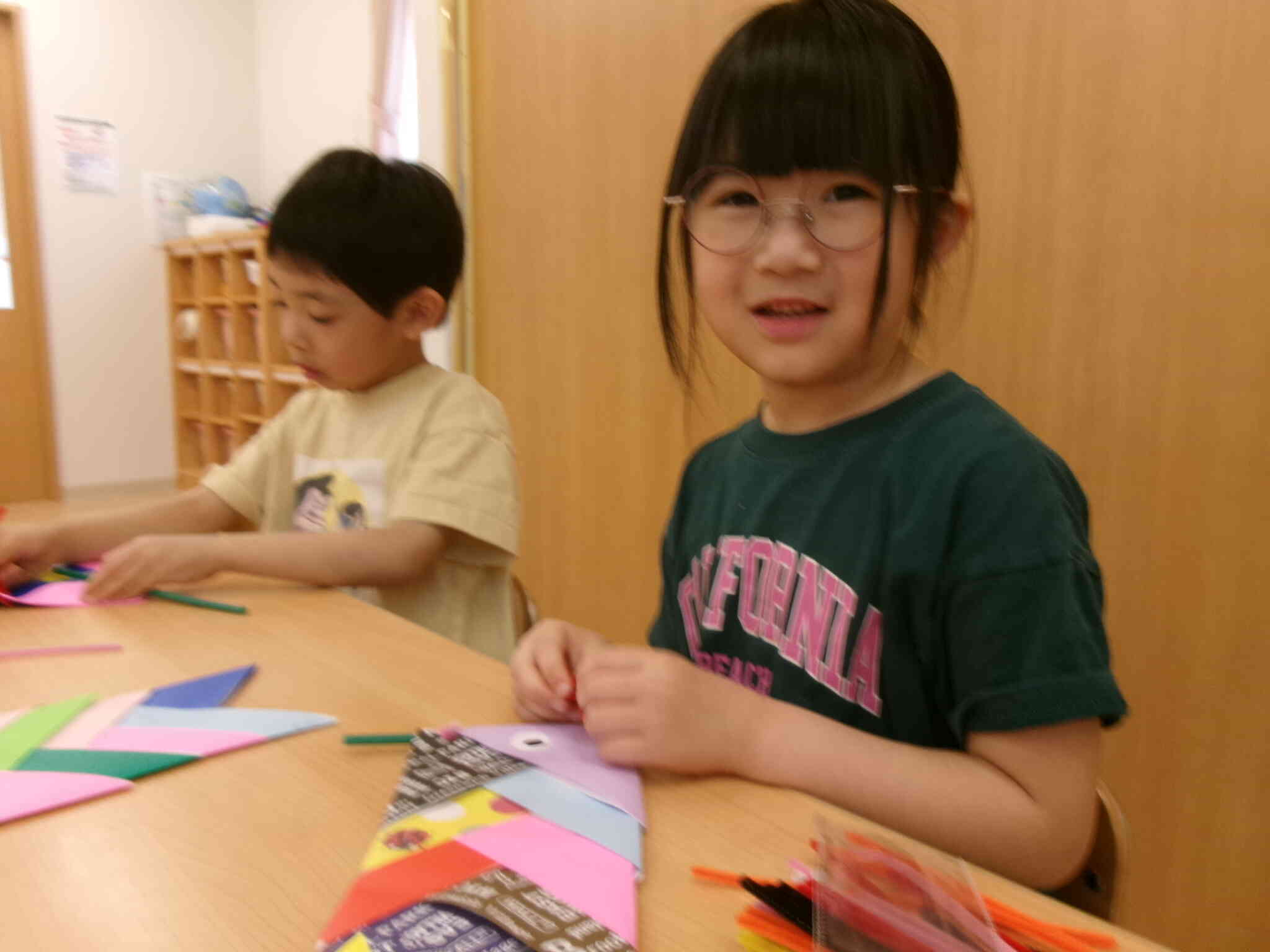 ５歳児「こいのぼりづくり」