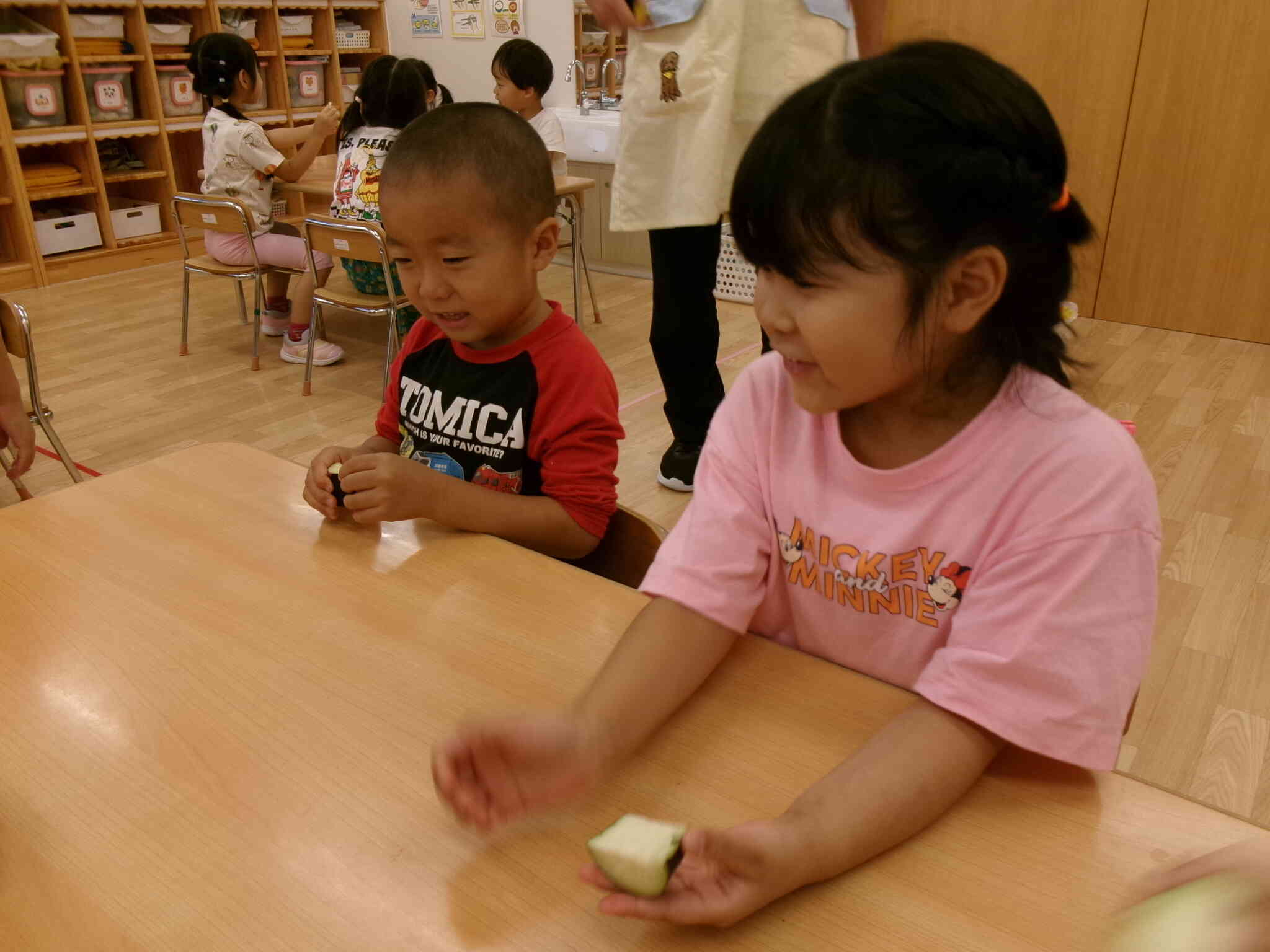 野菜の栽培を使って（４．５歳児）