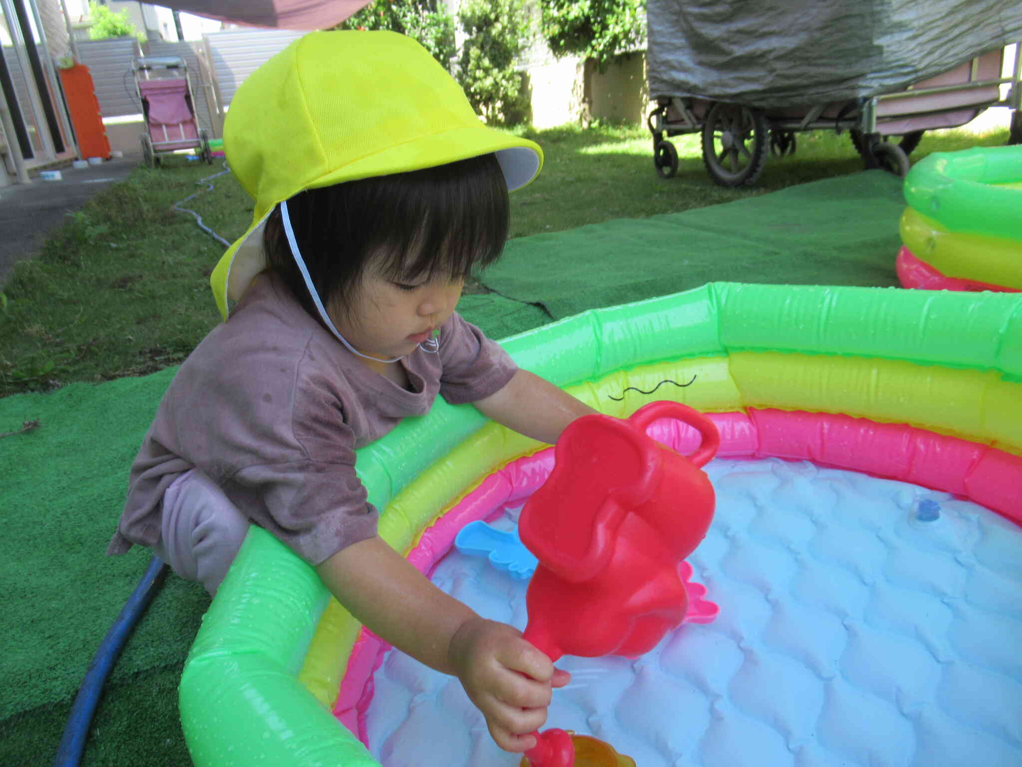お水が上手に出るかな？