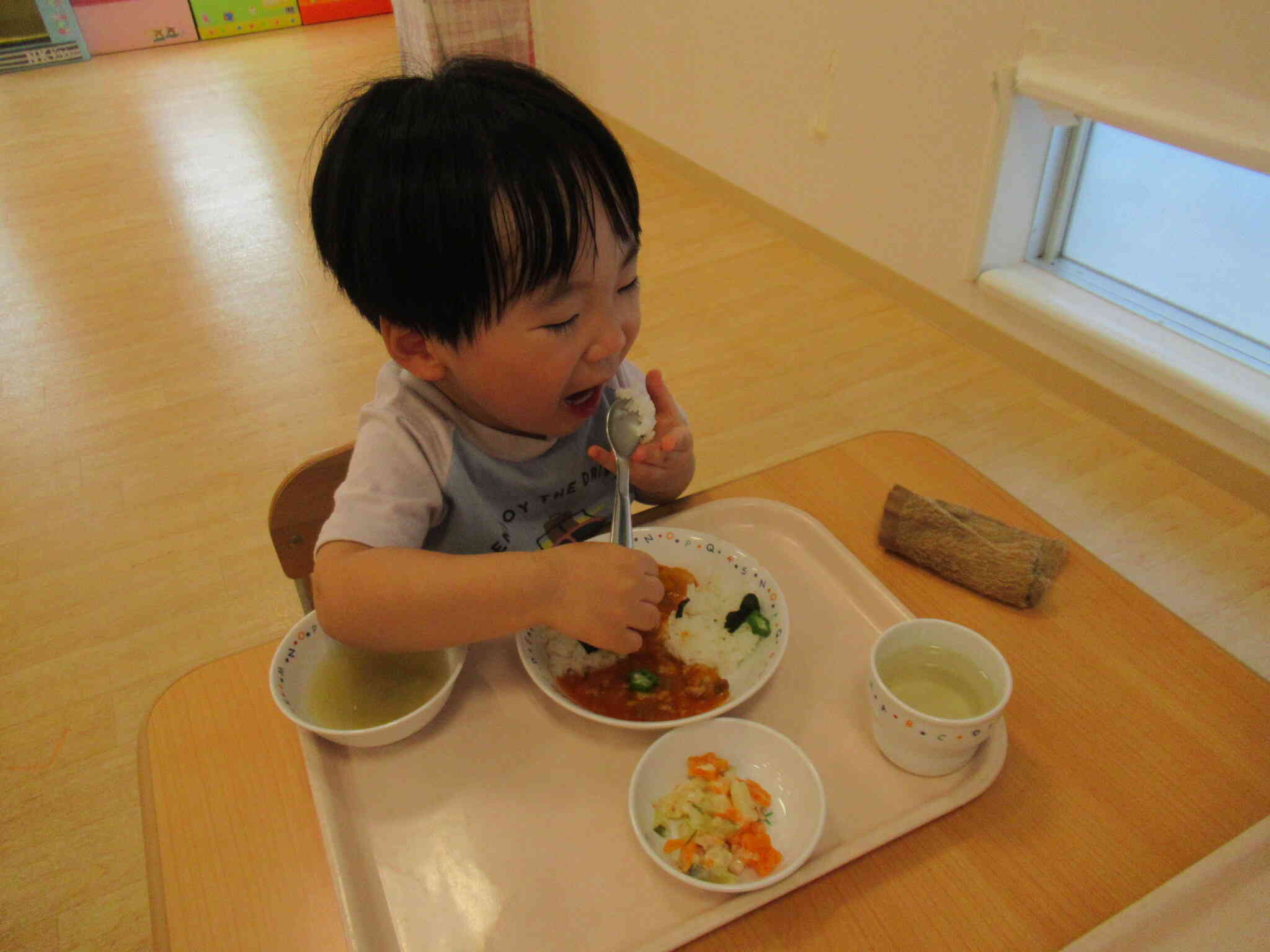 『今日は”七夕給食”だよ！！』