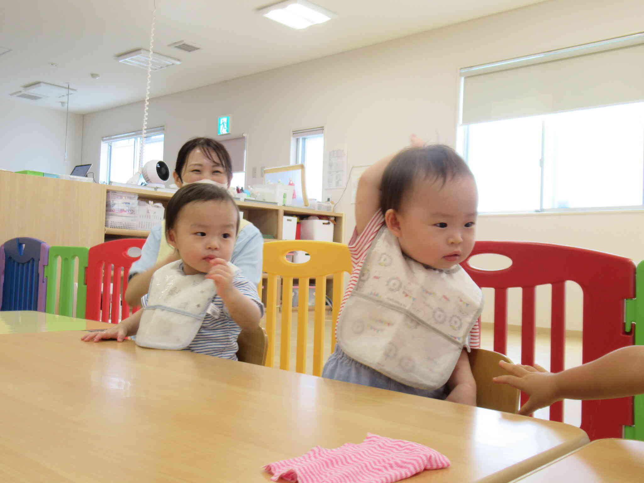 朝の会の様子を少しご紹介♡