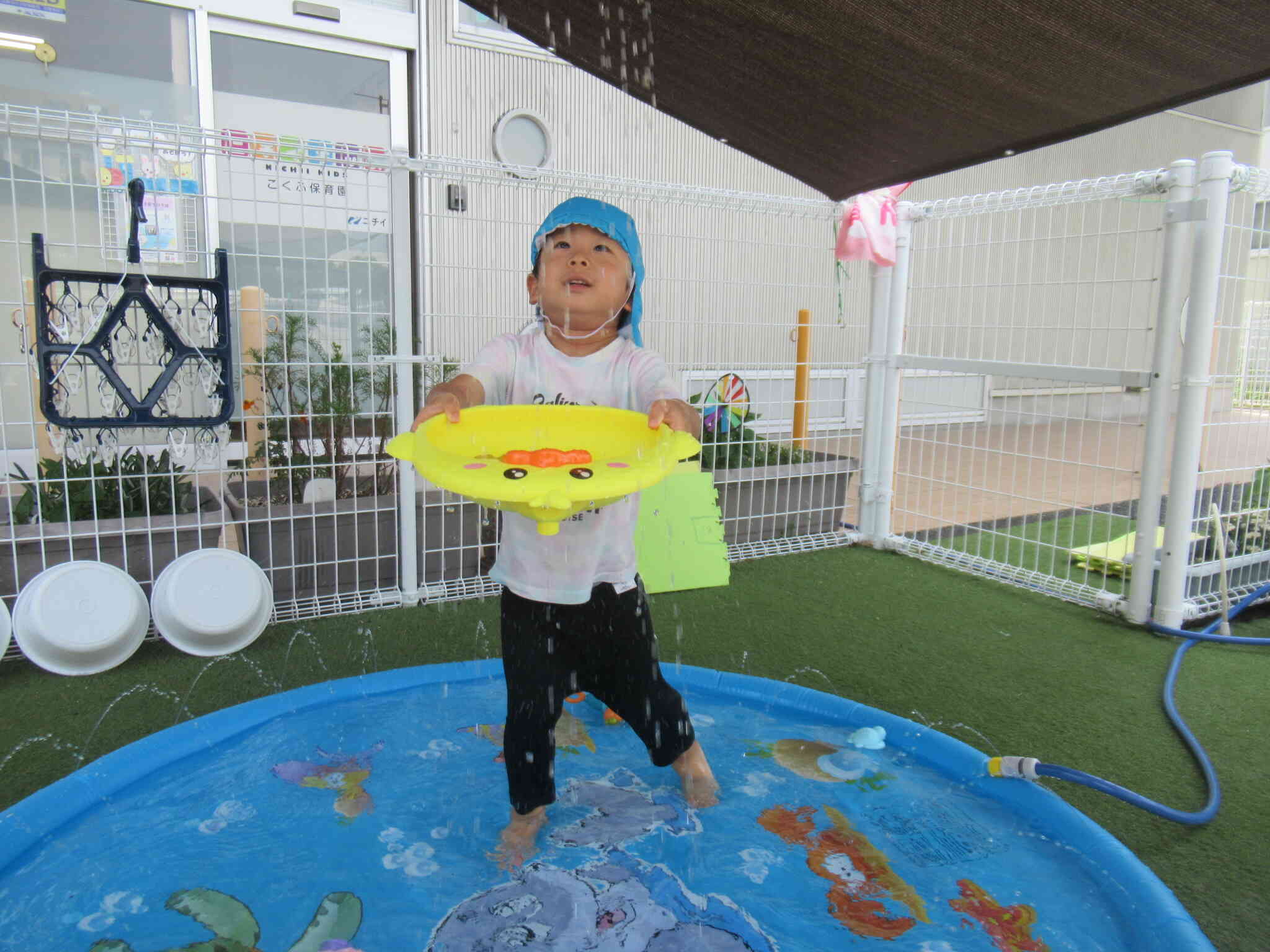 水遊びが始まったよ！