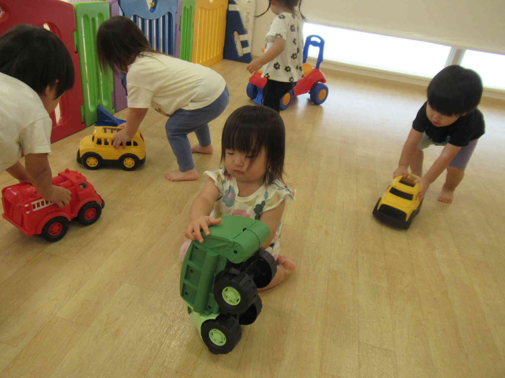 車で遊んだよ♪