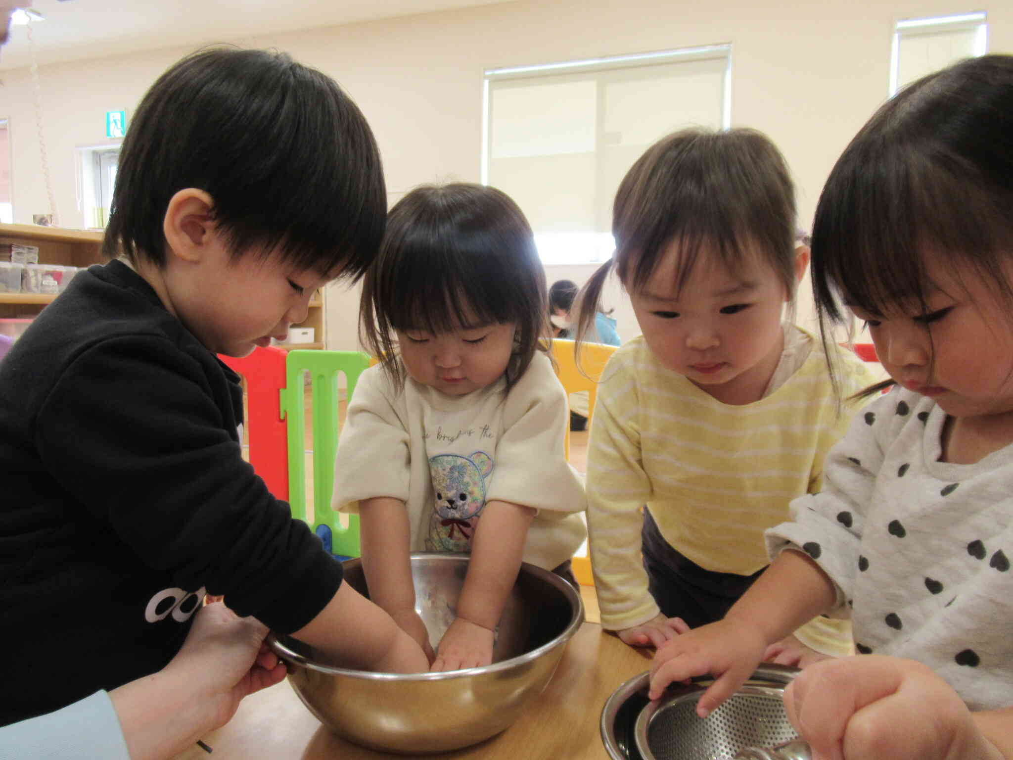 お米を触ったよ☆