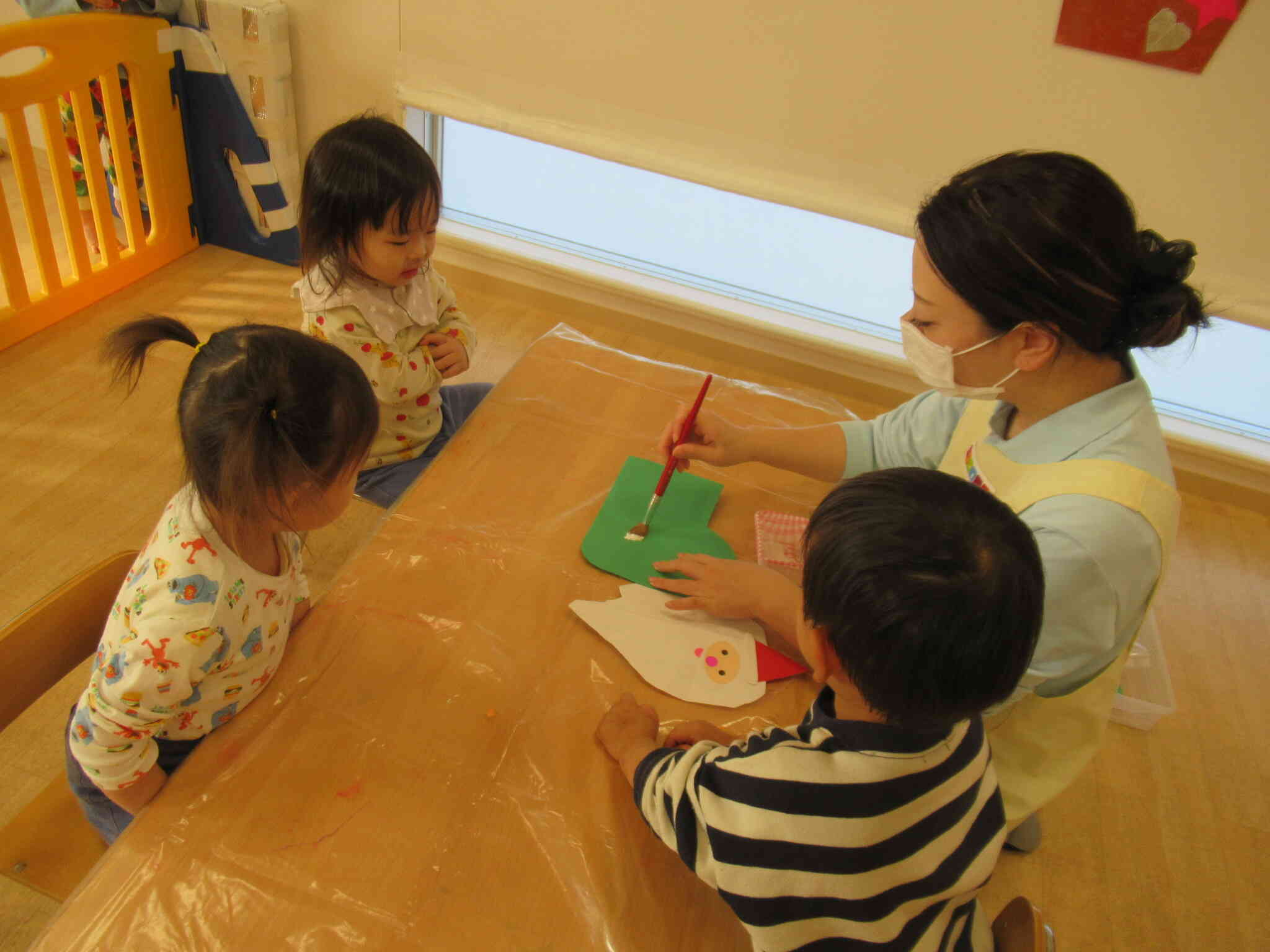 絵の具を使ったよ