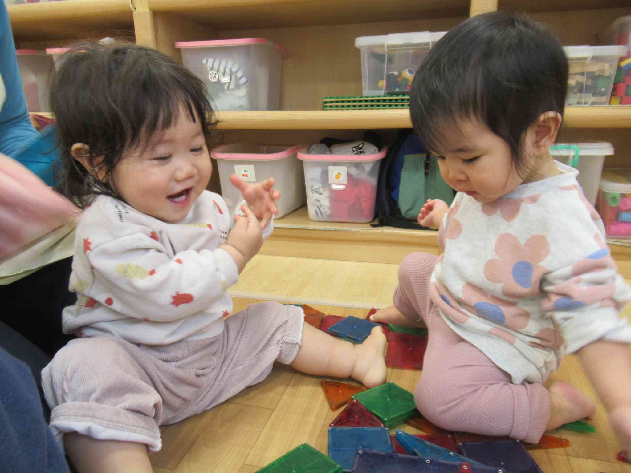 お友だちと一緒だと楽しいね♪