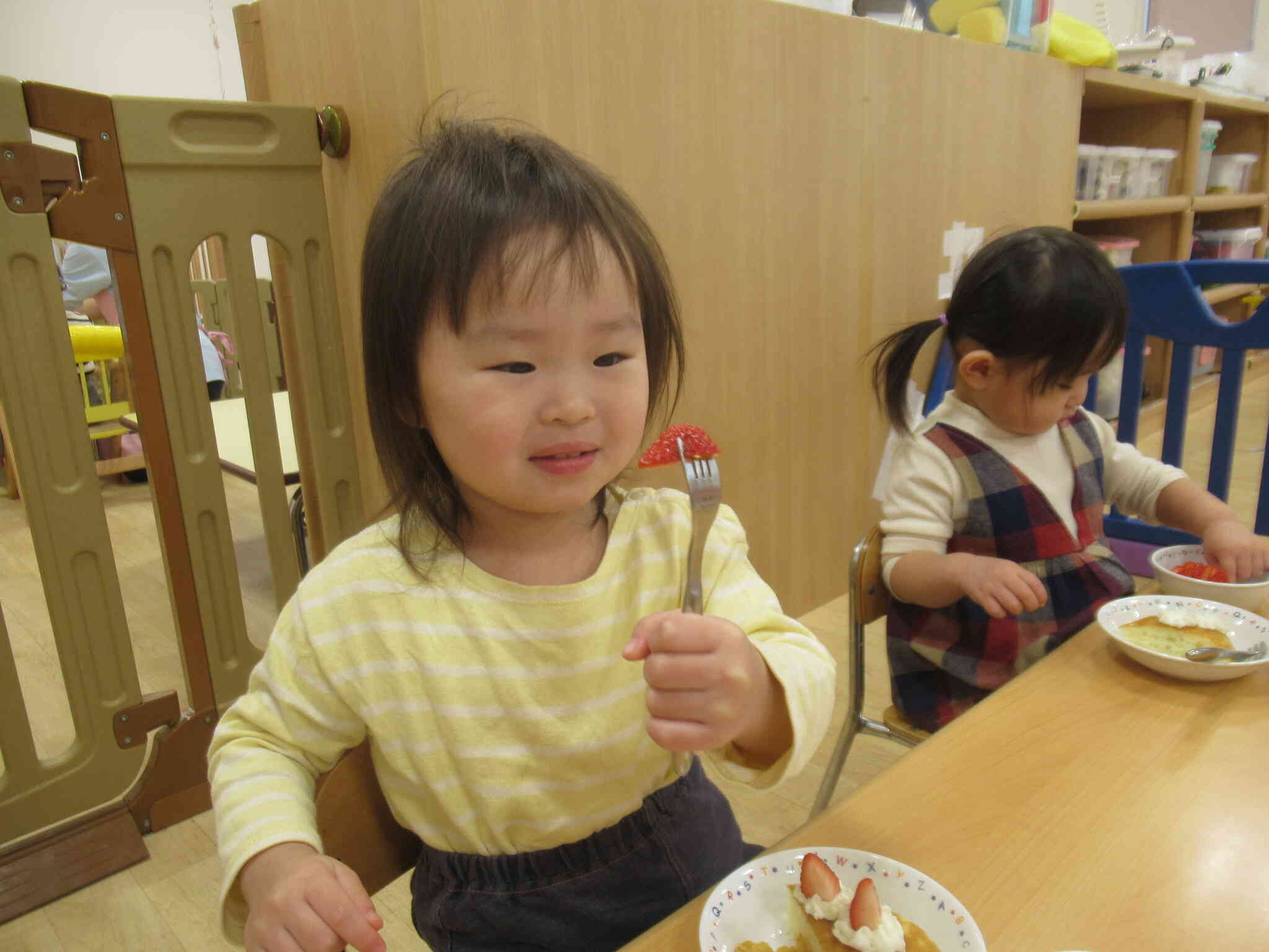 クリスマスケーキづくり♪
