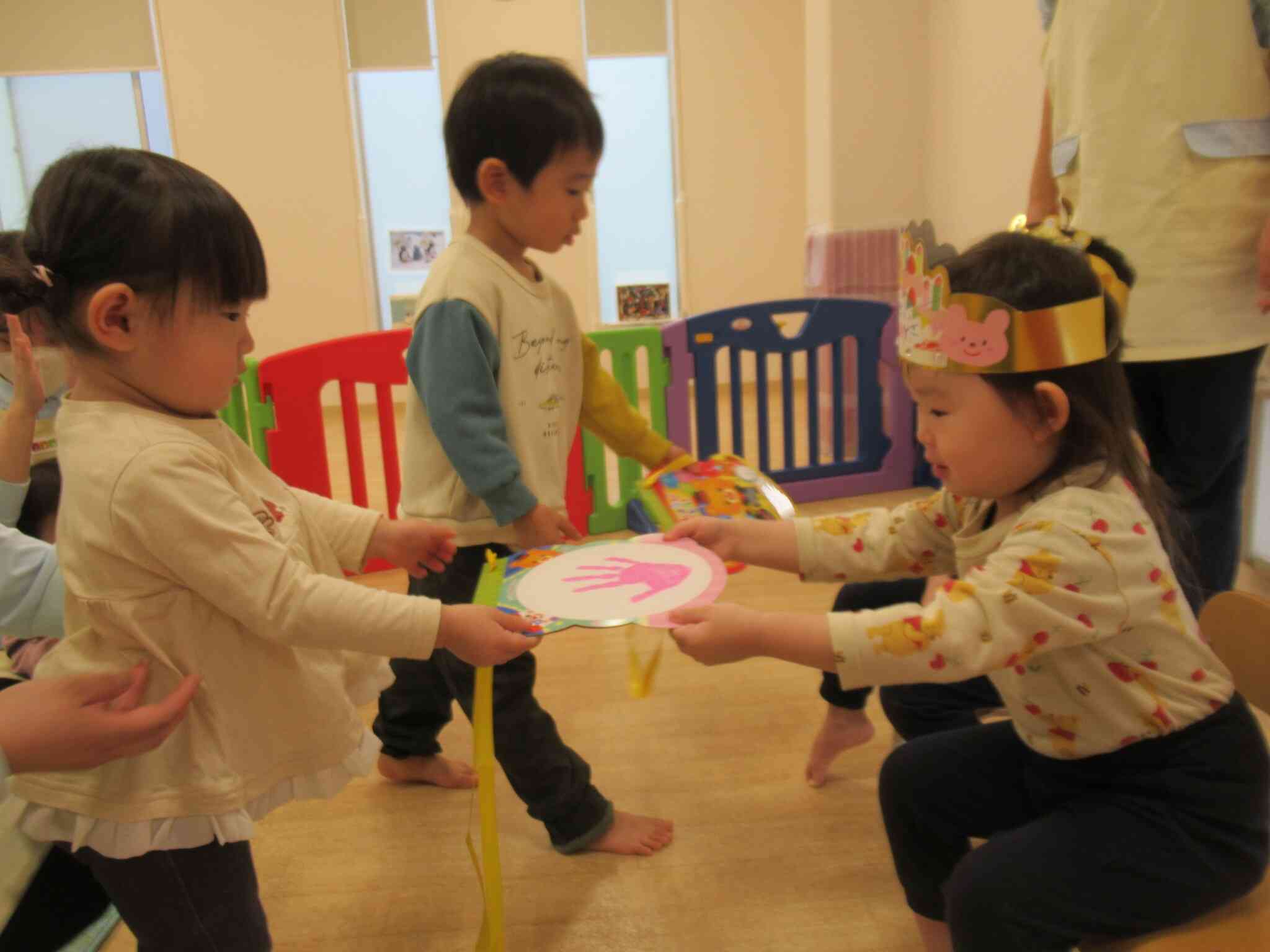 お友だちからプレゼントをもらったよ