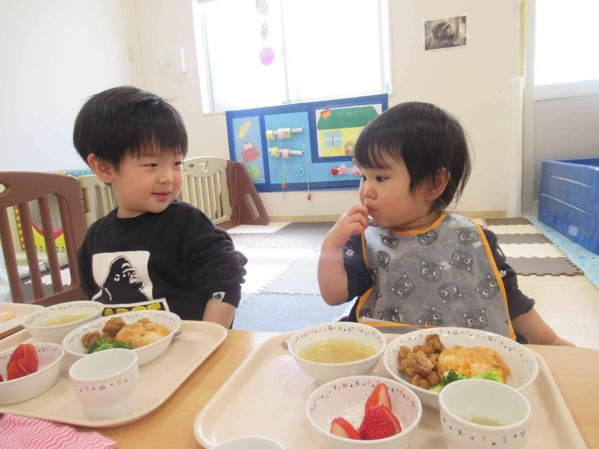 みんなで食べるよ☆
