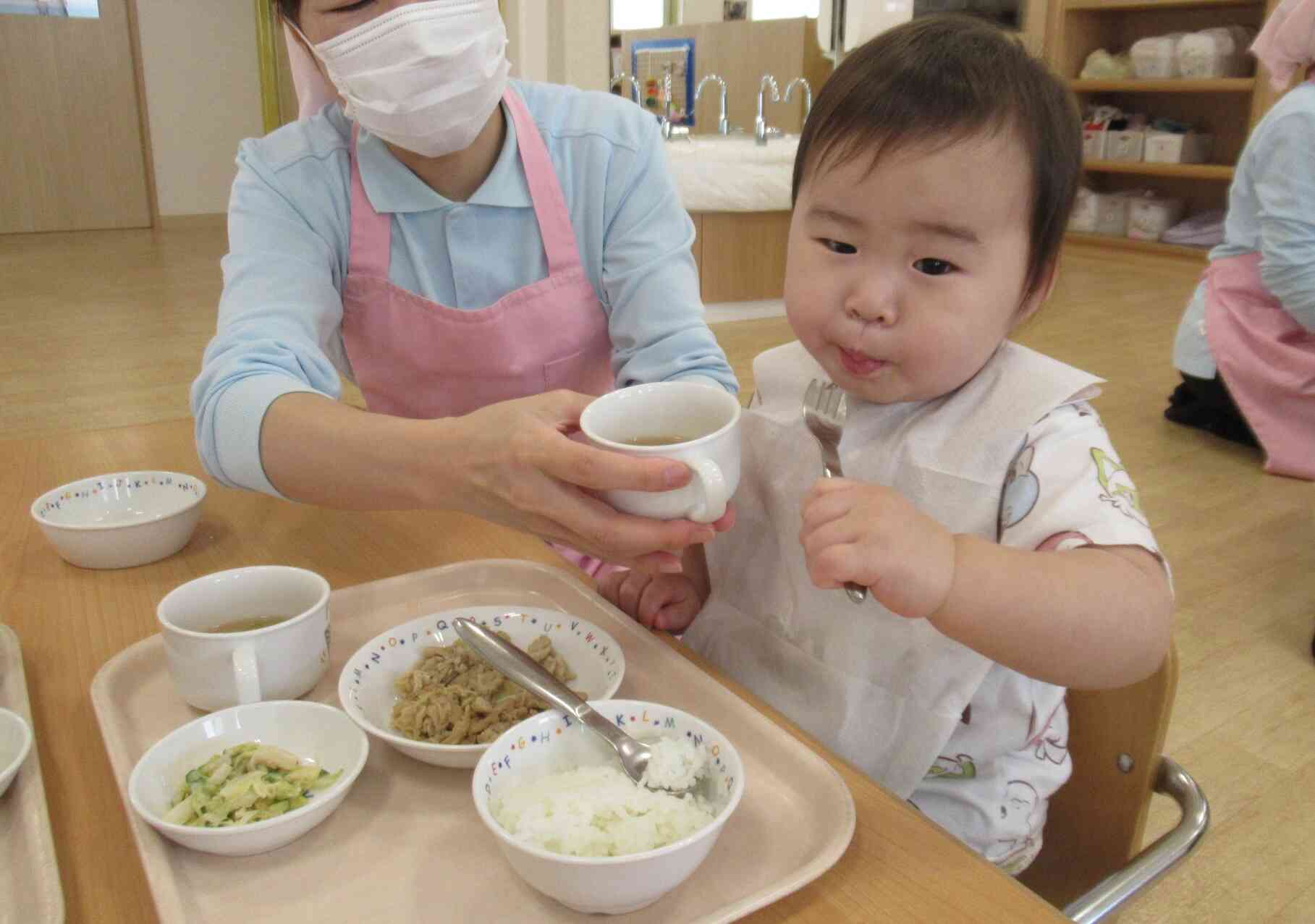 給食見学会♪