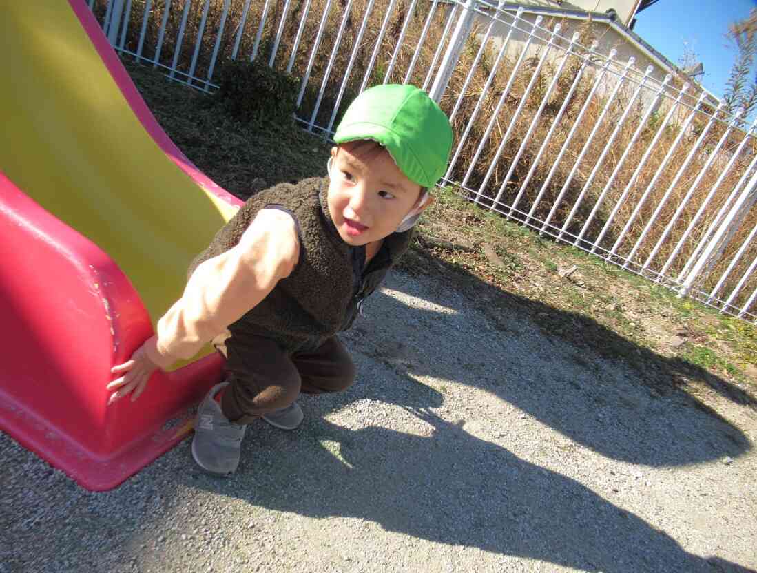 せんせい、じょうずにすべれたよ！