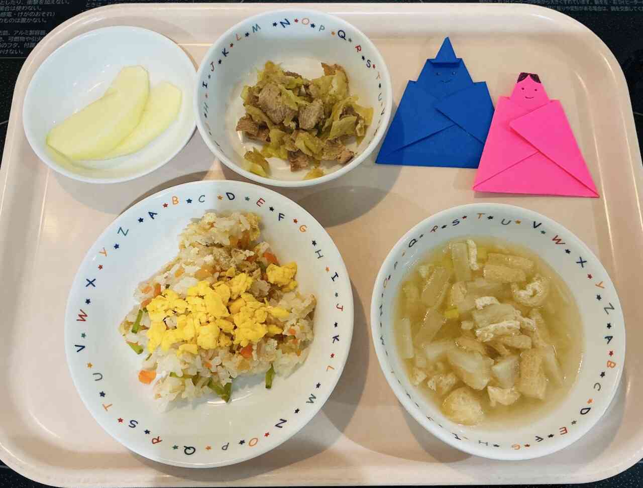 3月3日(火)の給食