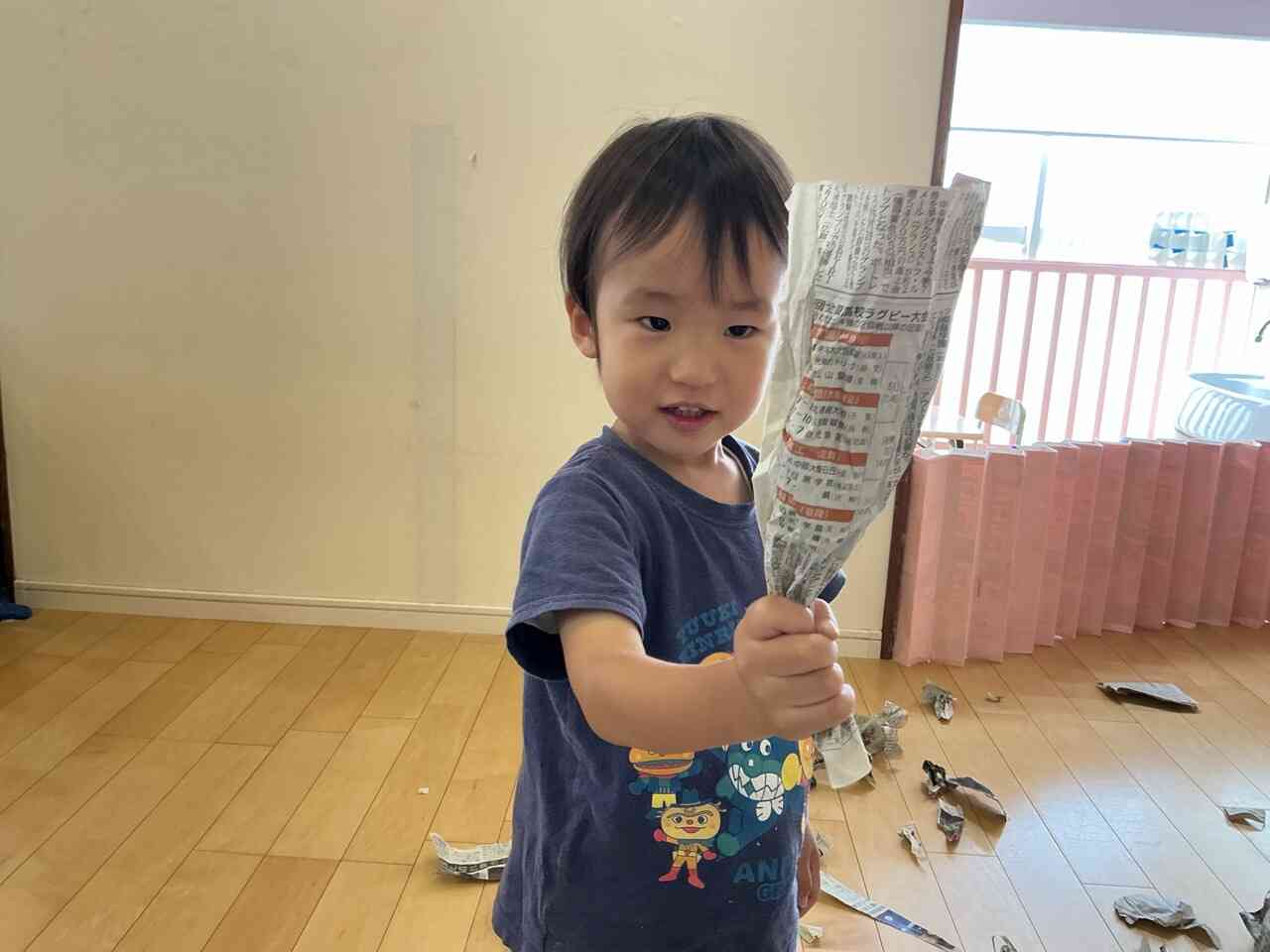 新聞紙あそび