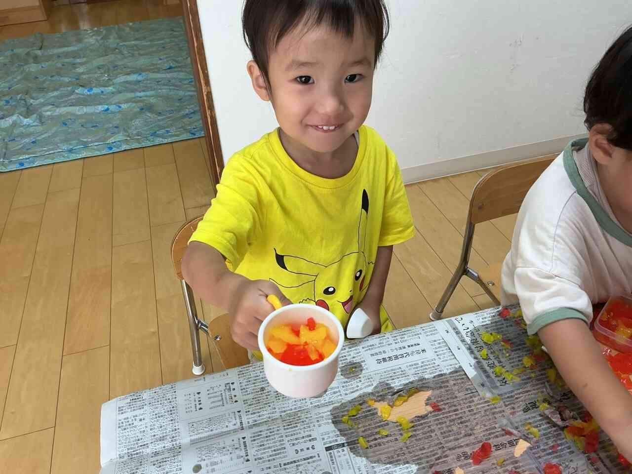 ジュースでかんぱーい！