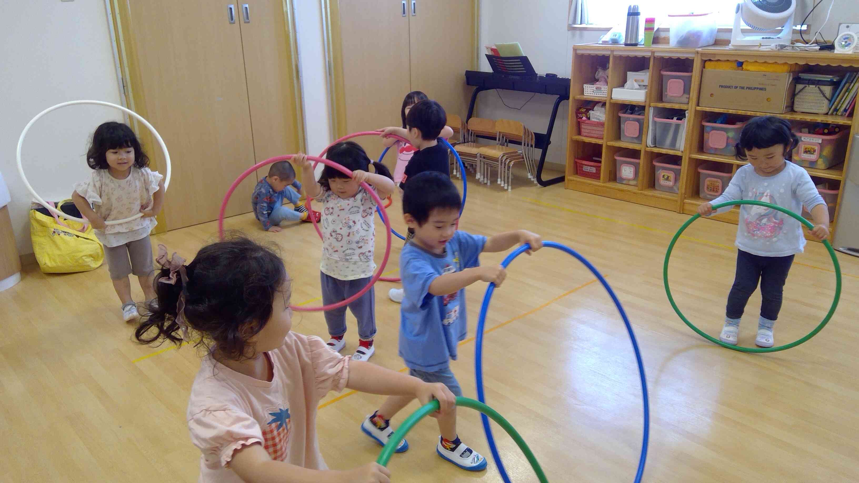 運動遊び楽しいね