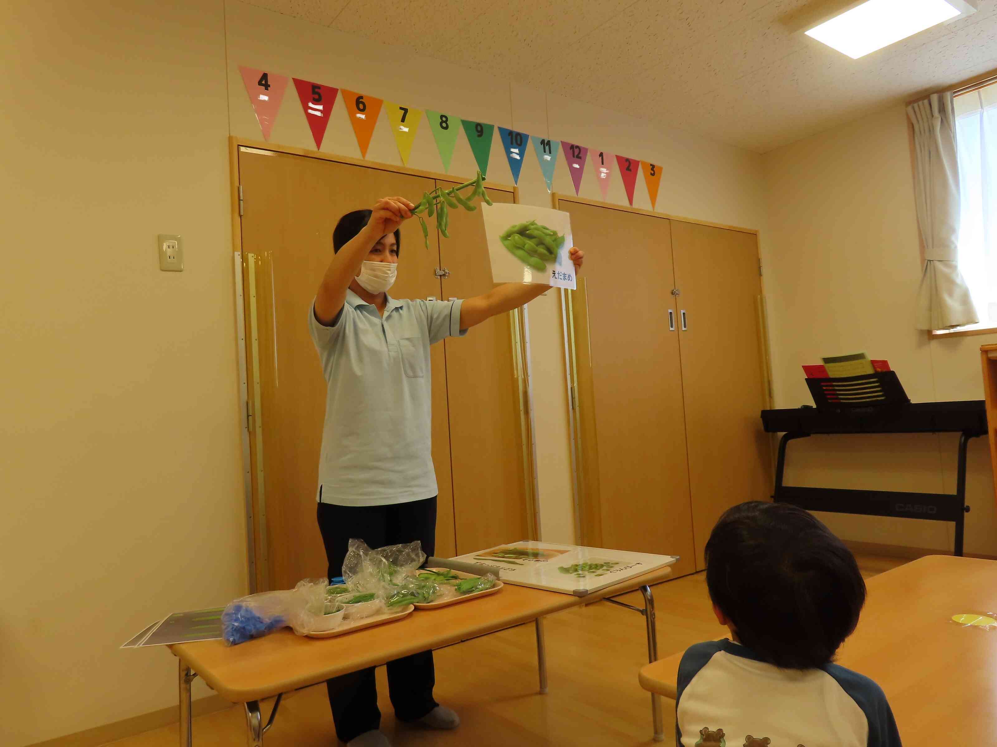 食育　色々な豆について知ろう！
