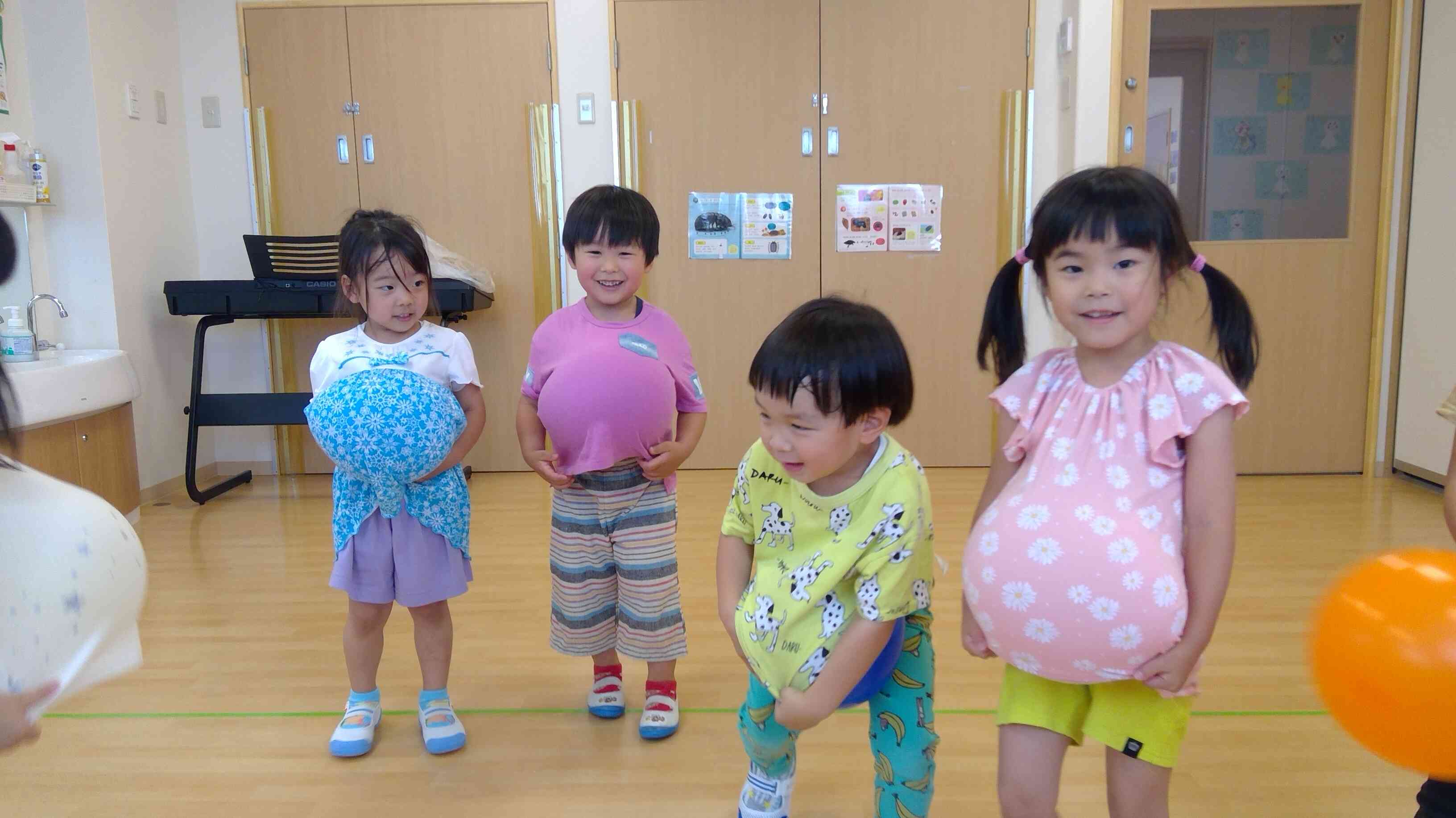 お腹が大きくなっちゃった！