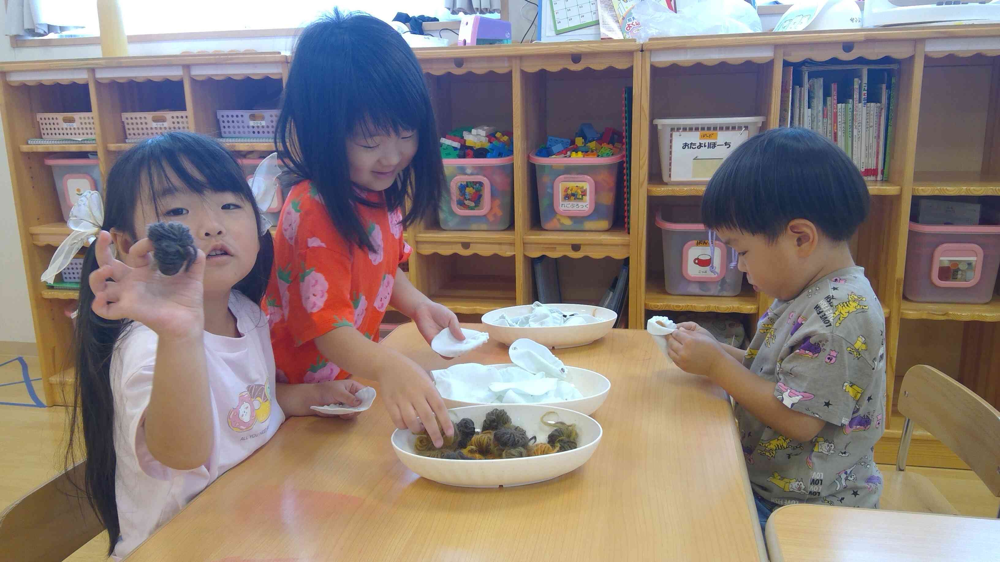 餃子づくり楽しいな！