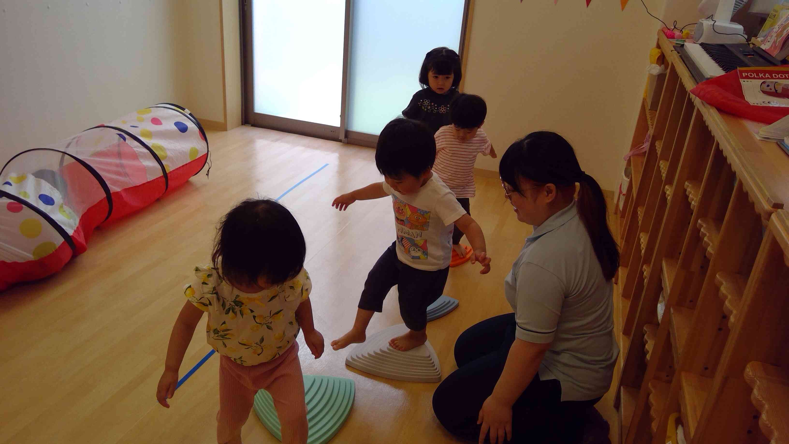 運動遊び頑張ってます☆