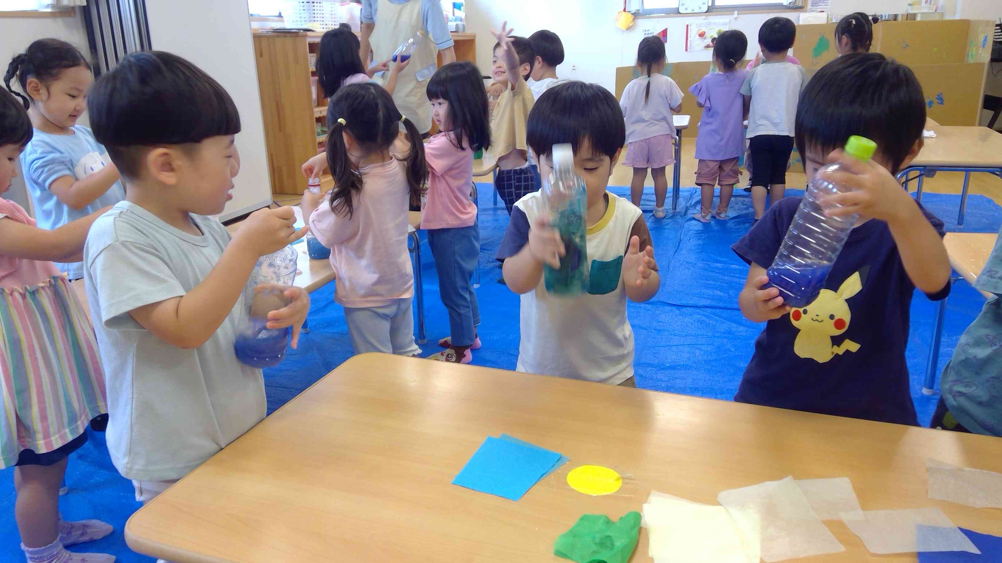 色水遊びをしたよ