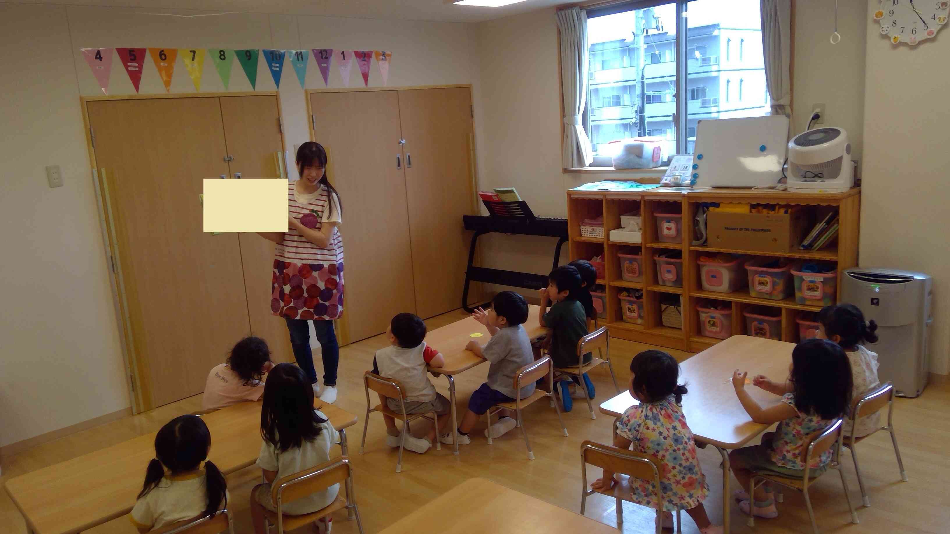 ママ先生に絵本を読んでもらったよ
