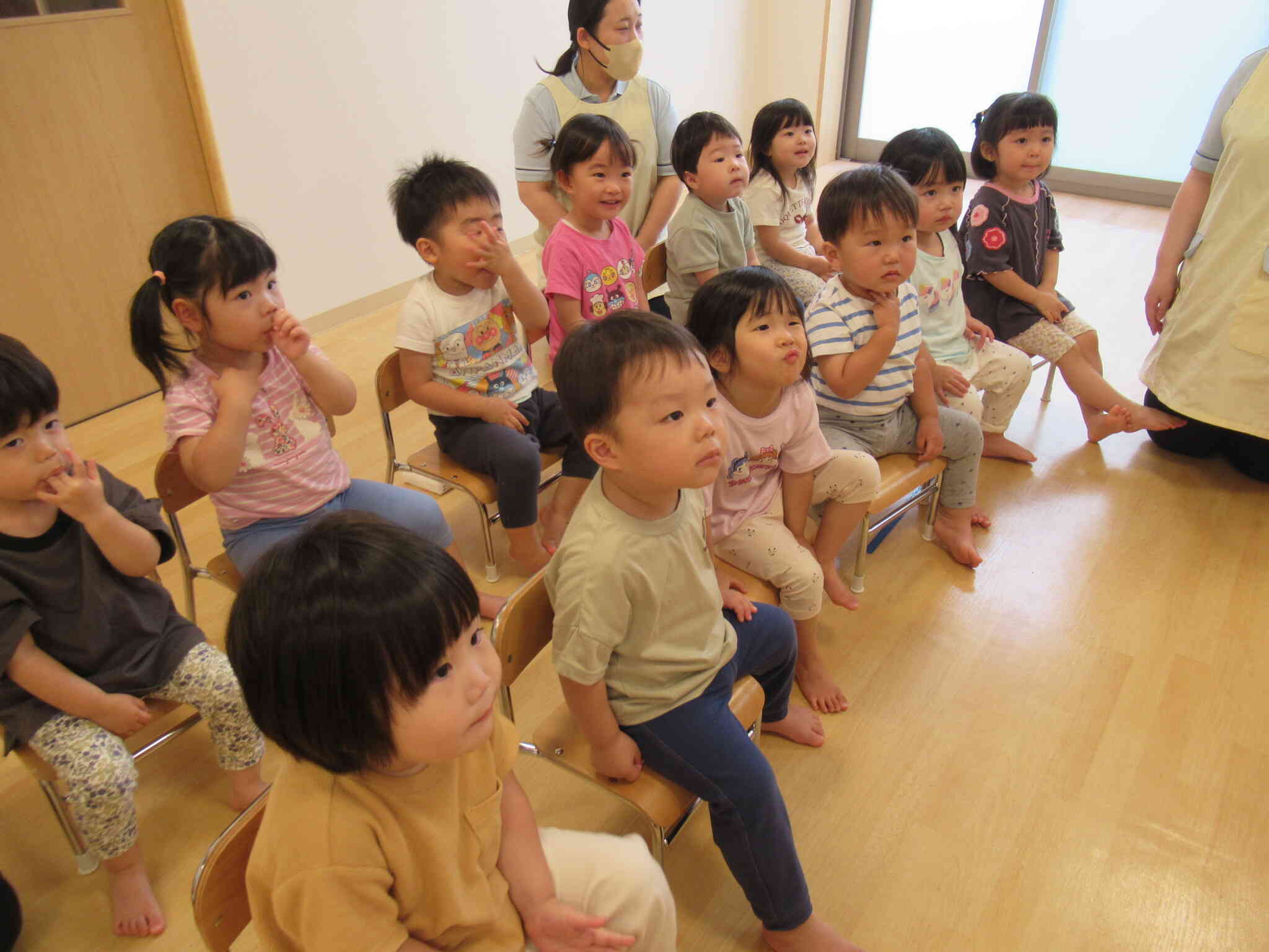 みんな集中してお話を聞いてくれました！
