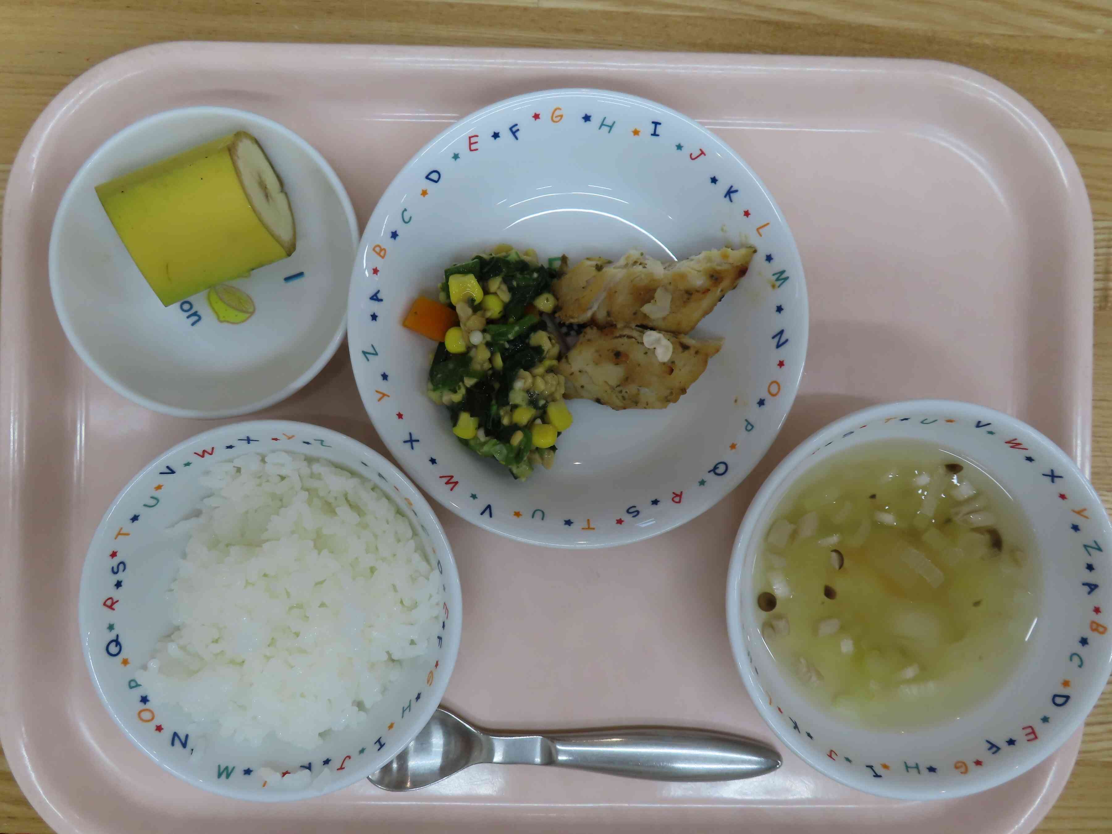 ８月３０日のお給食