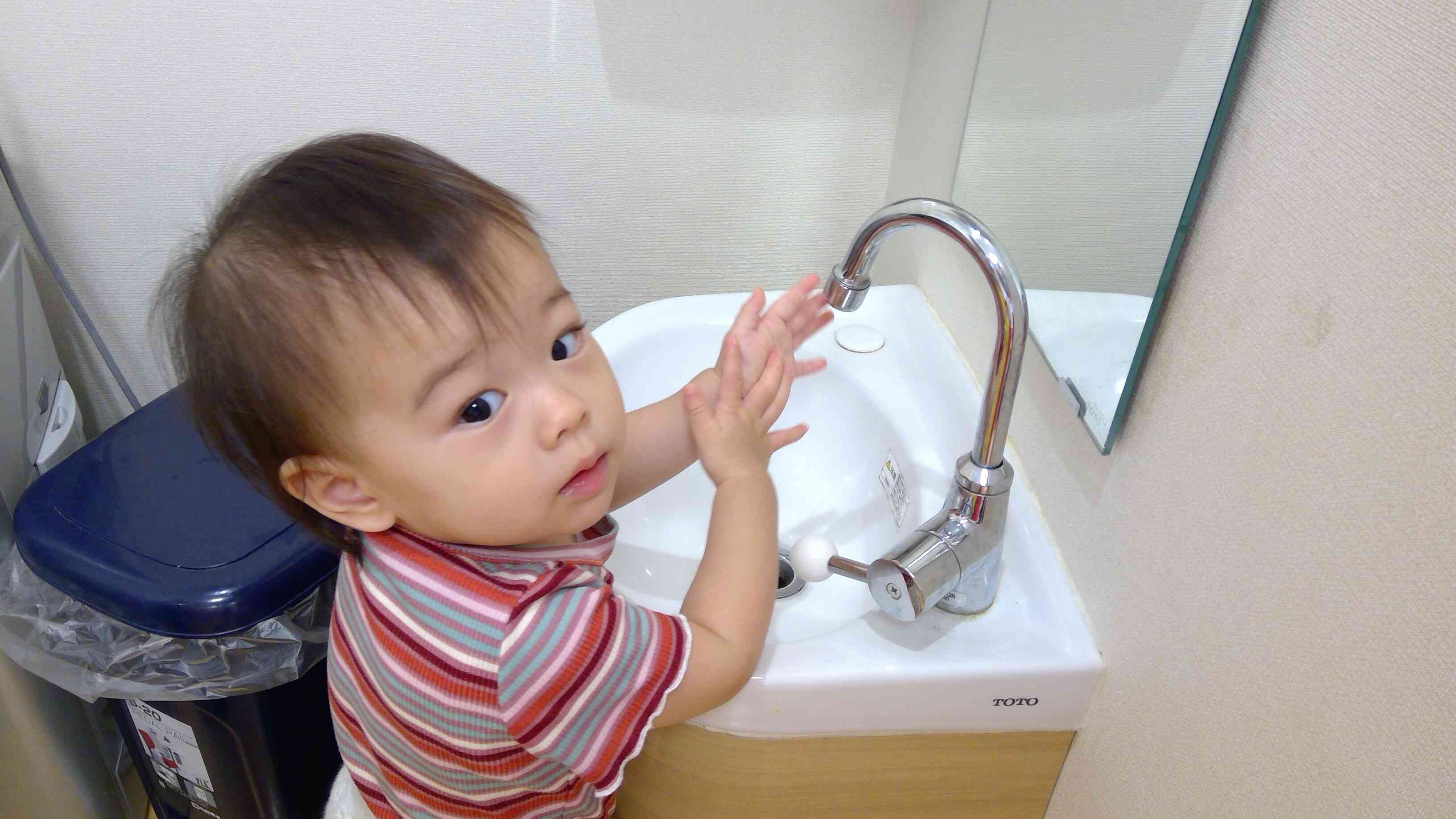 手洗い上手にできるよ