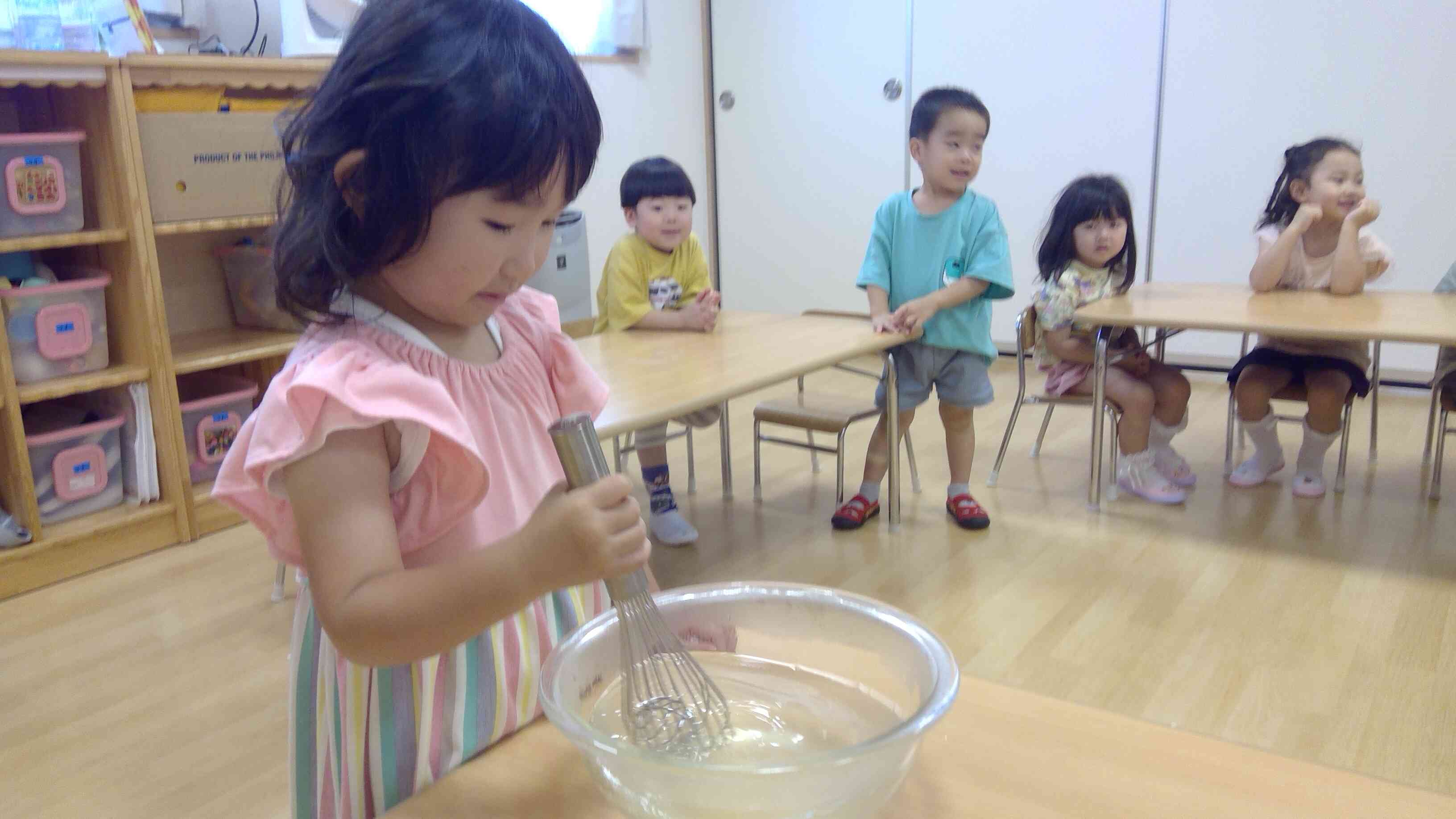 寒天遊びをしたよ