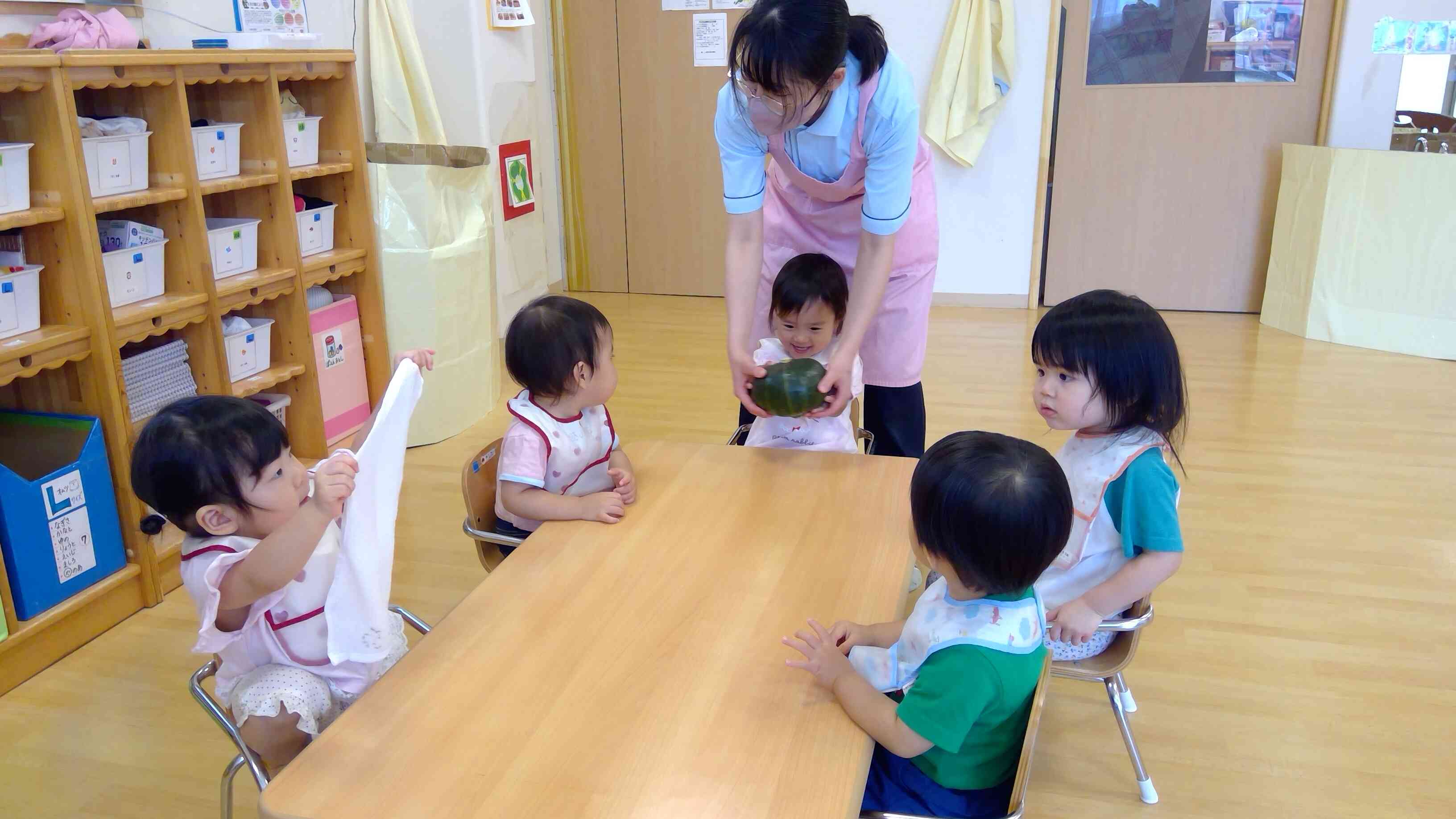 あひるぐみ（１歳児）8月の様子