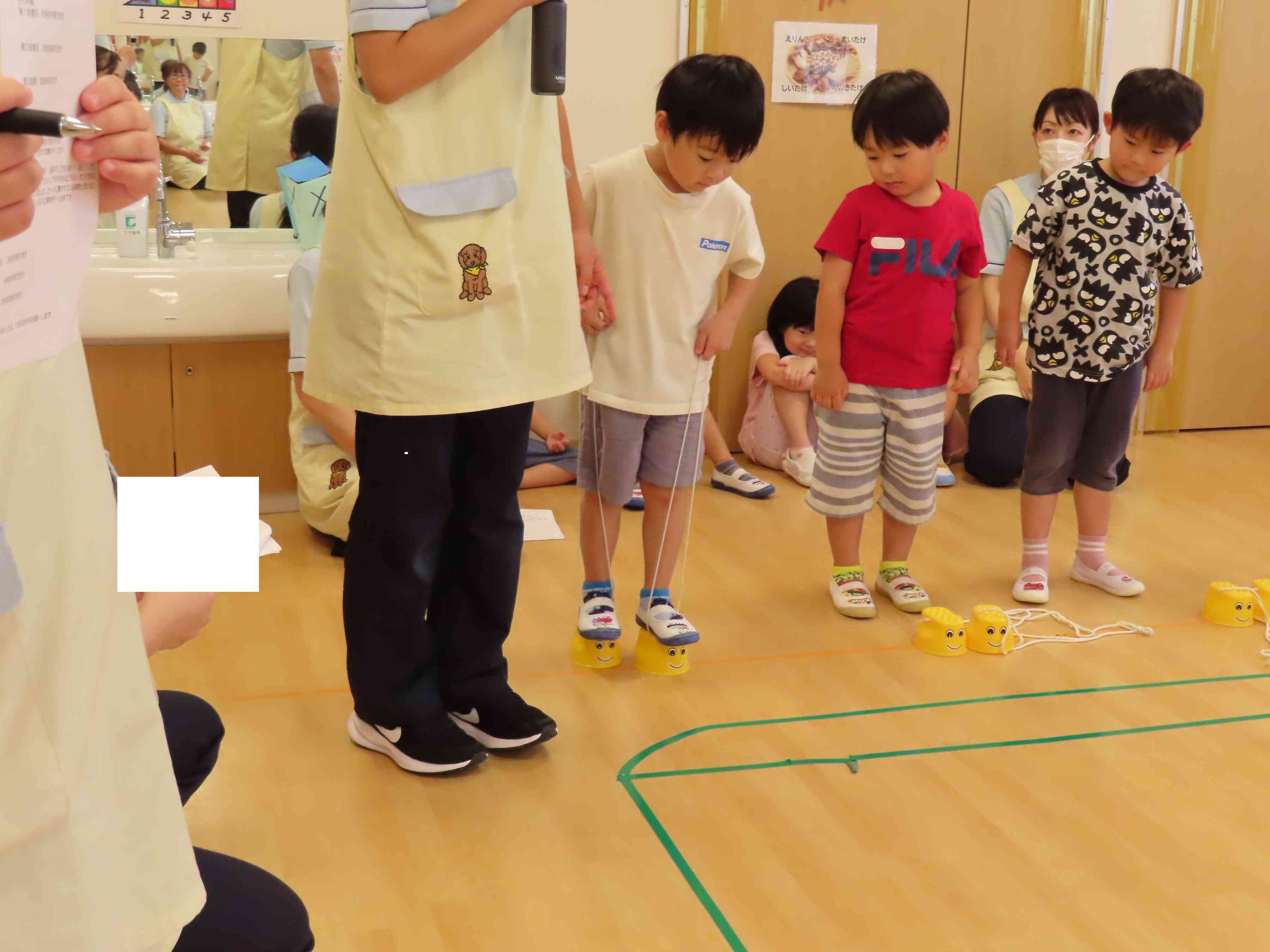 ドキドキ緊張。