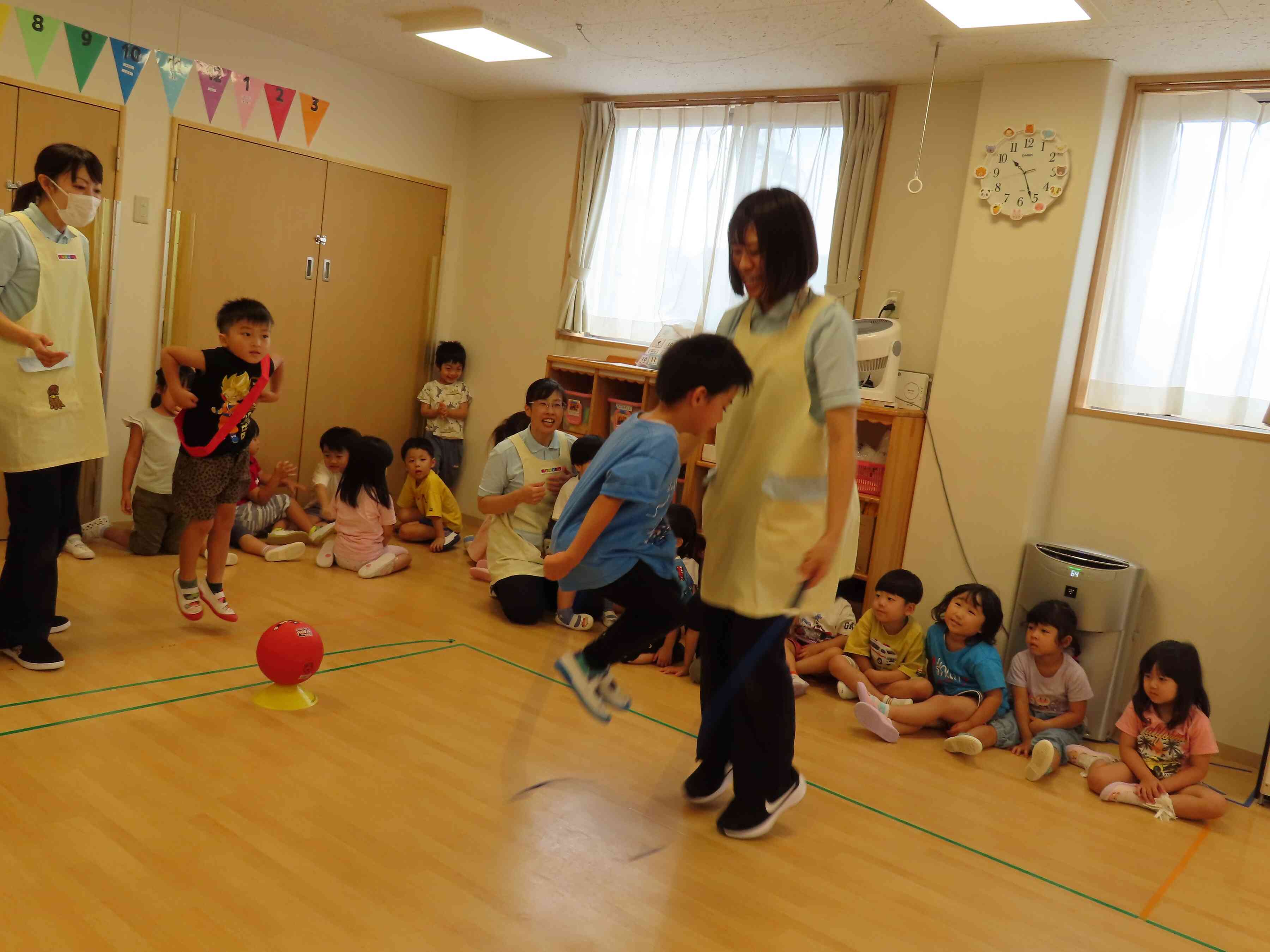 クラス競技も楽しくやります。