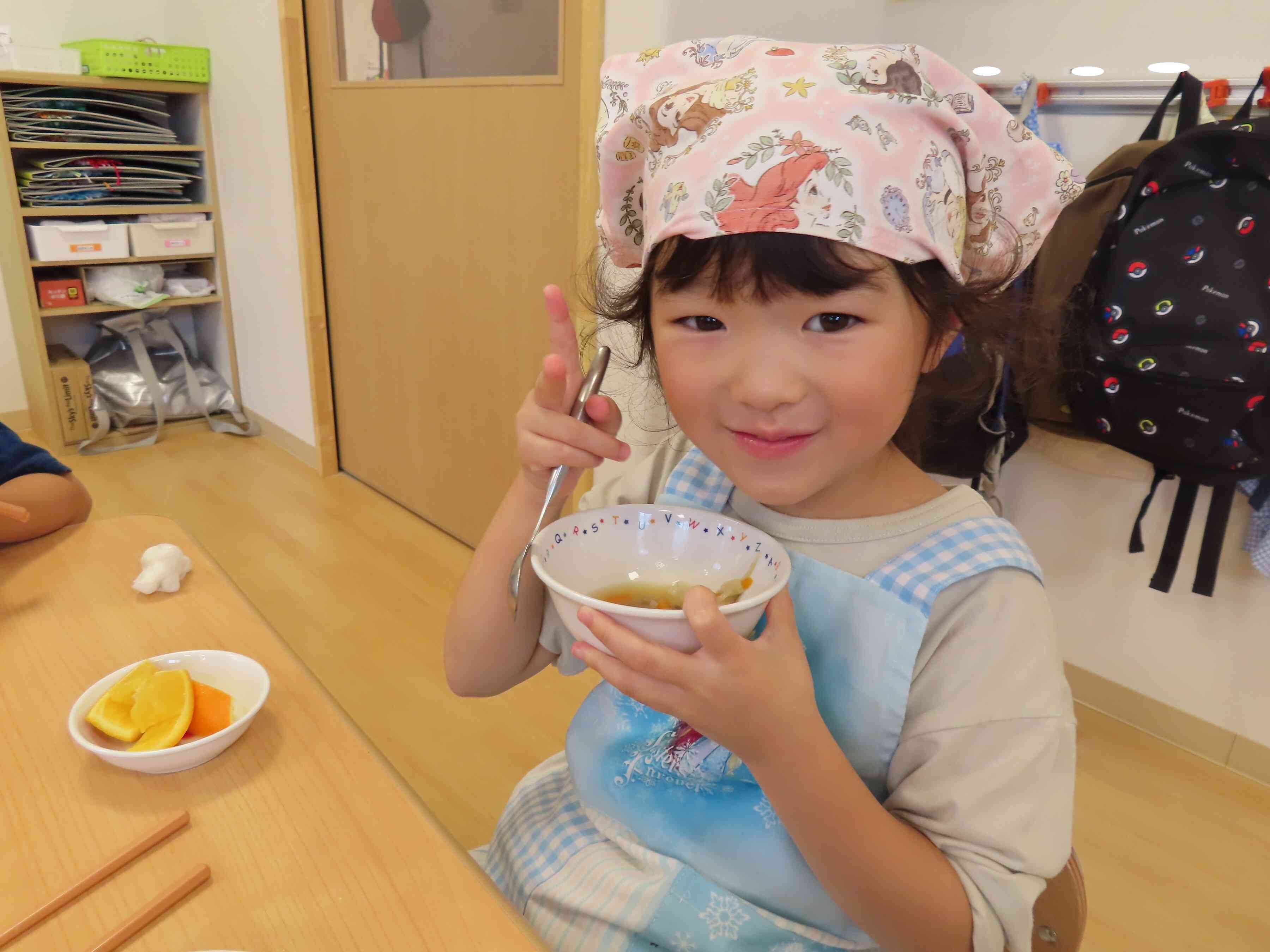 最後の一滴まできれいに完食です。