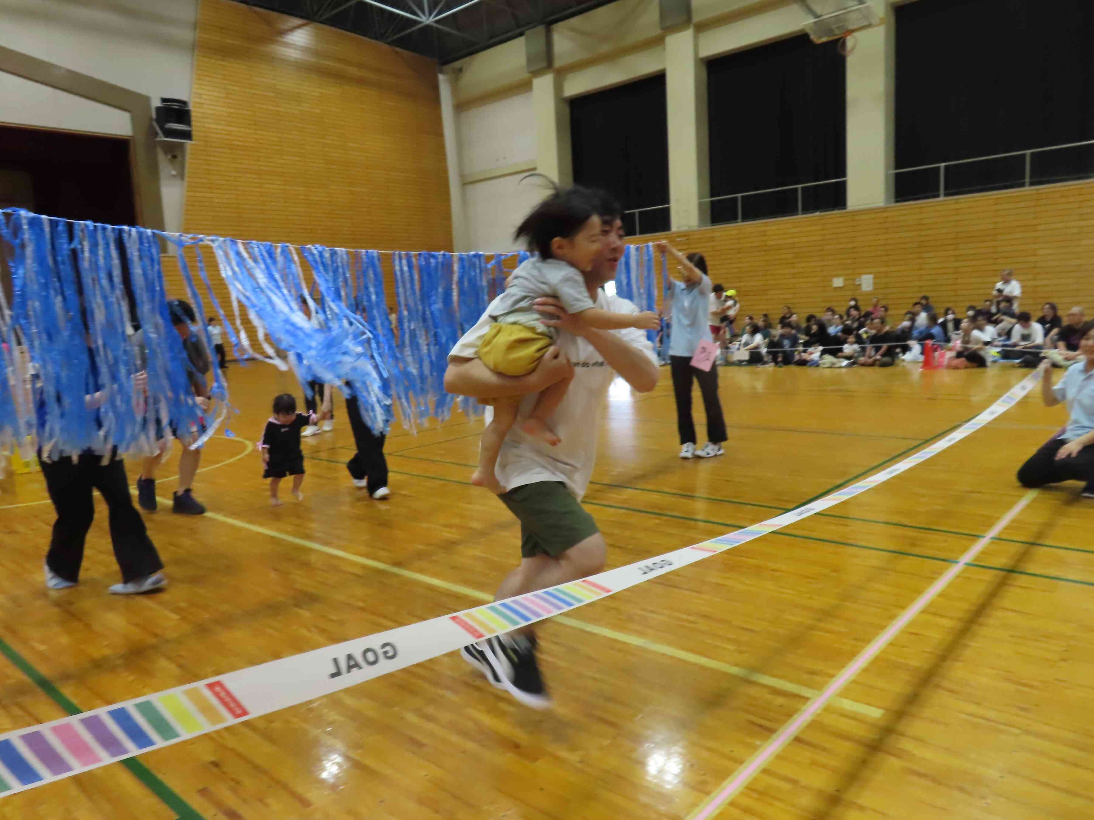 笑顔でゴール！