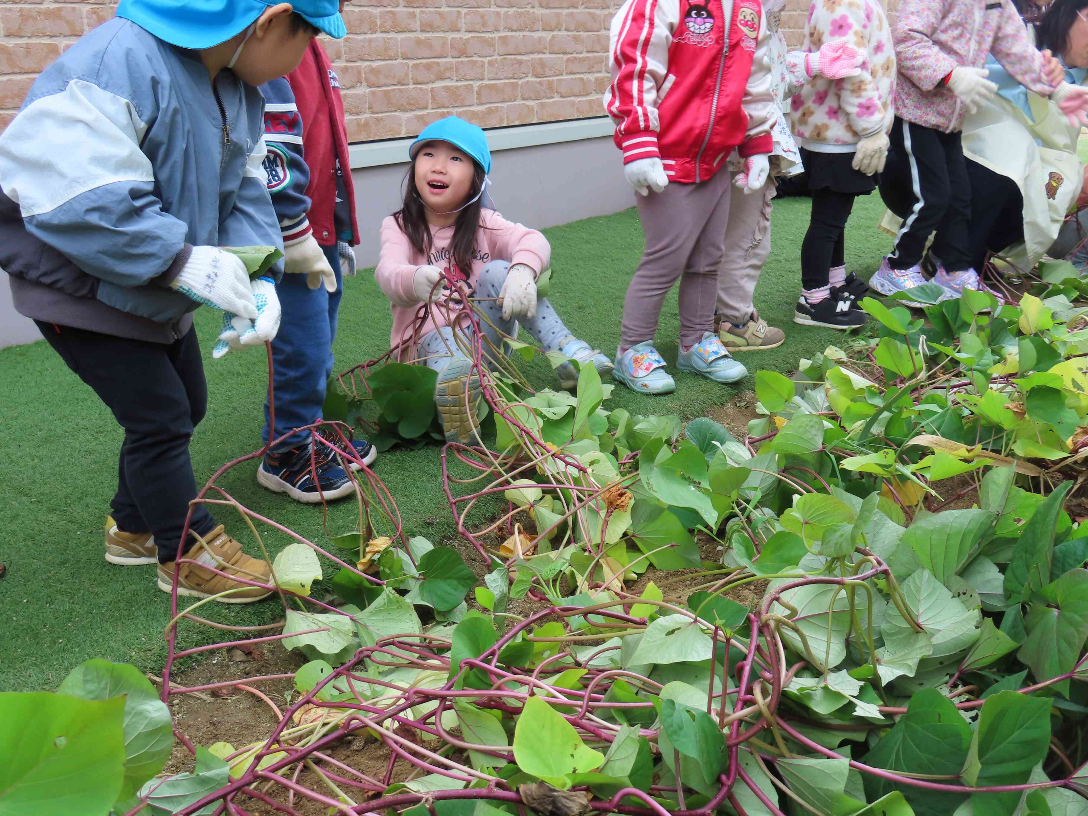 尻もちつきながら頑張りました。