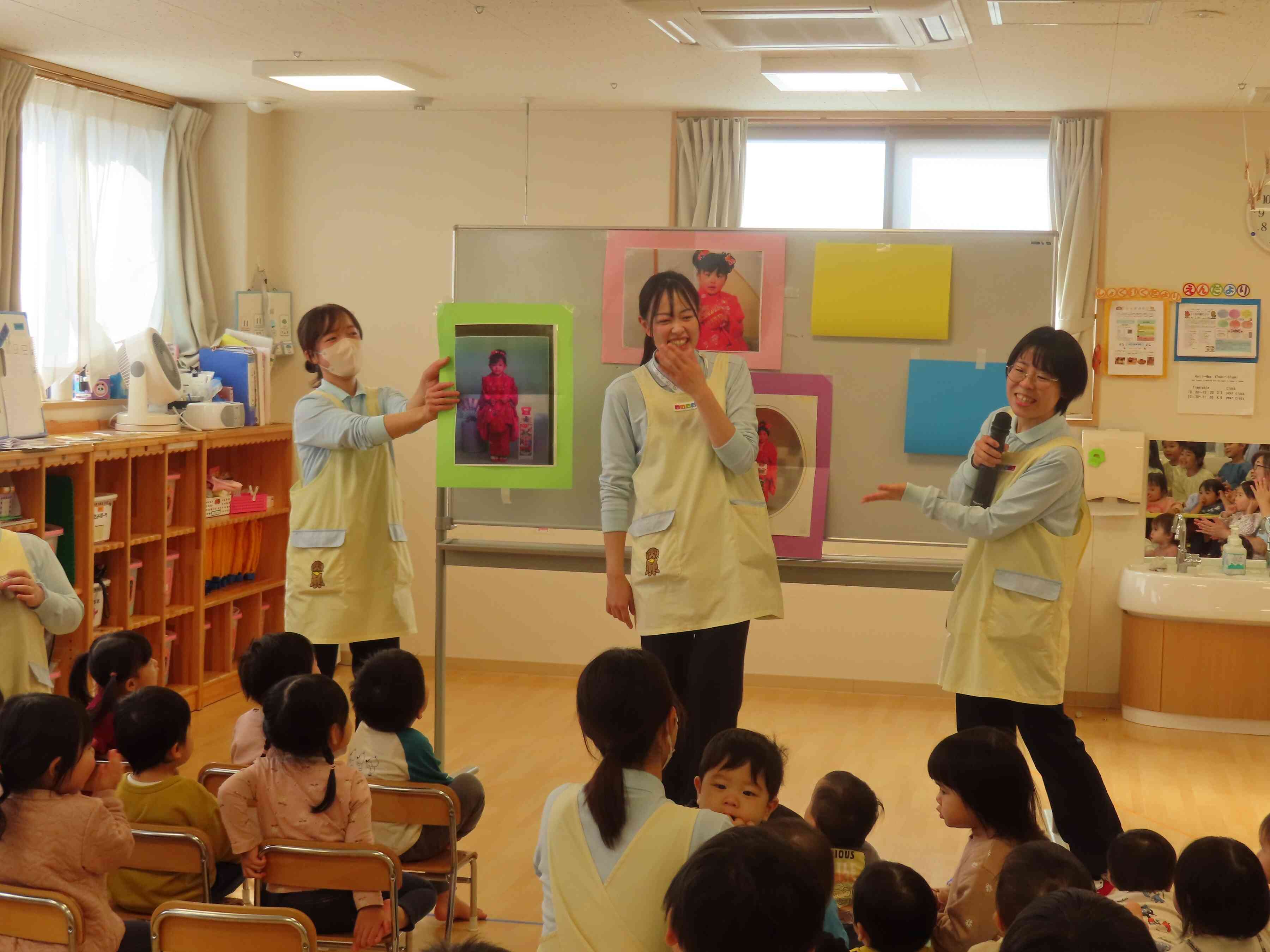 七五三のお祝いをしました。