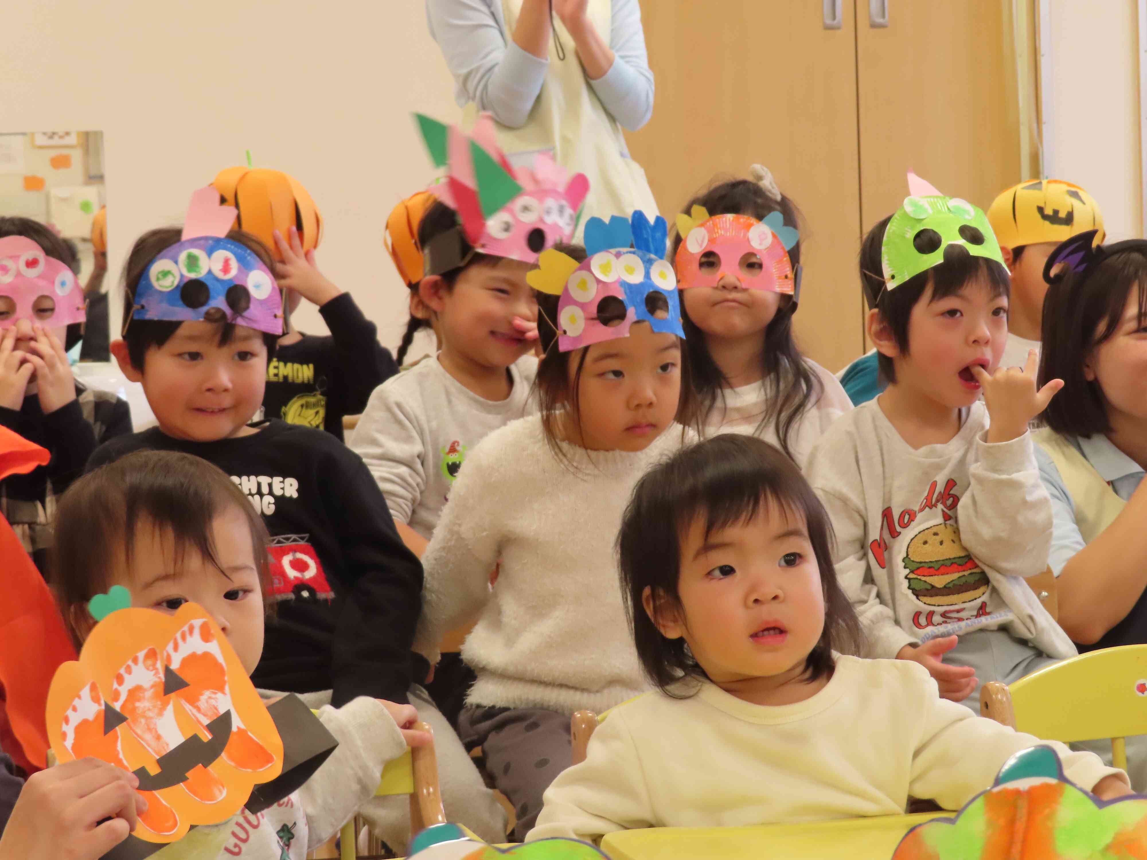 仮装をして集合！