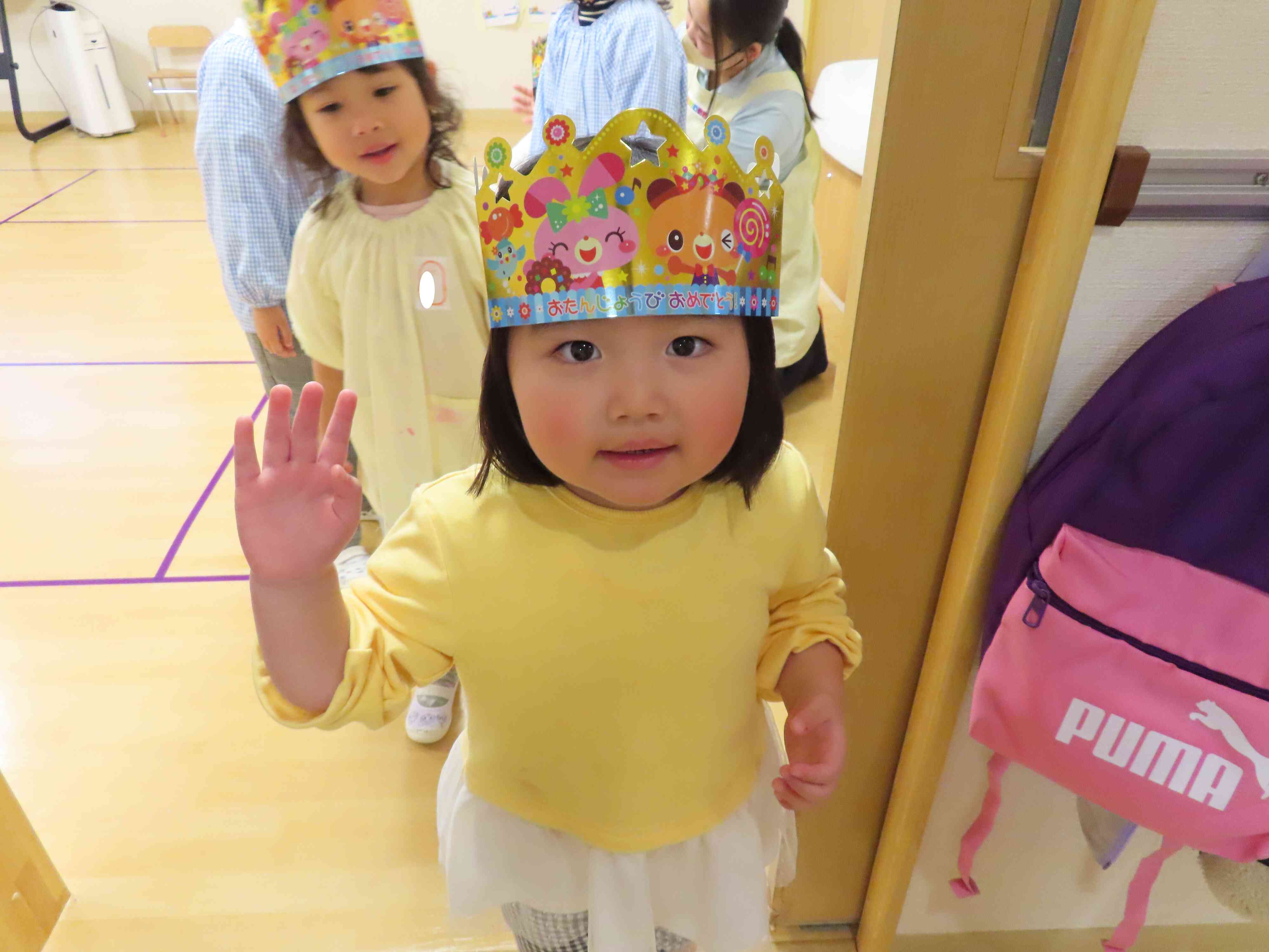 誕生会控え中…。