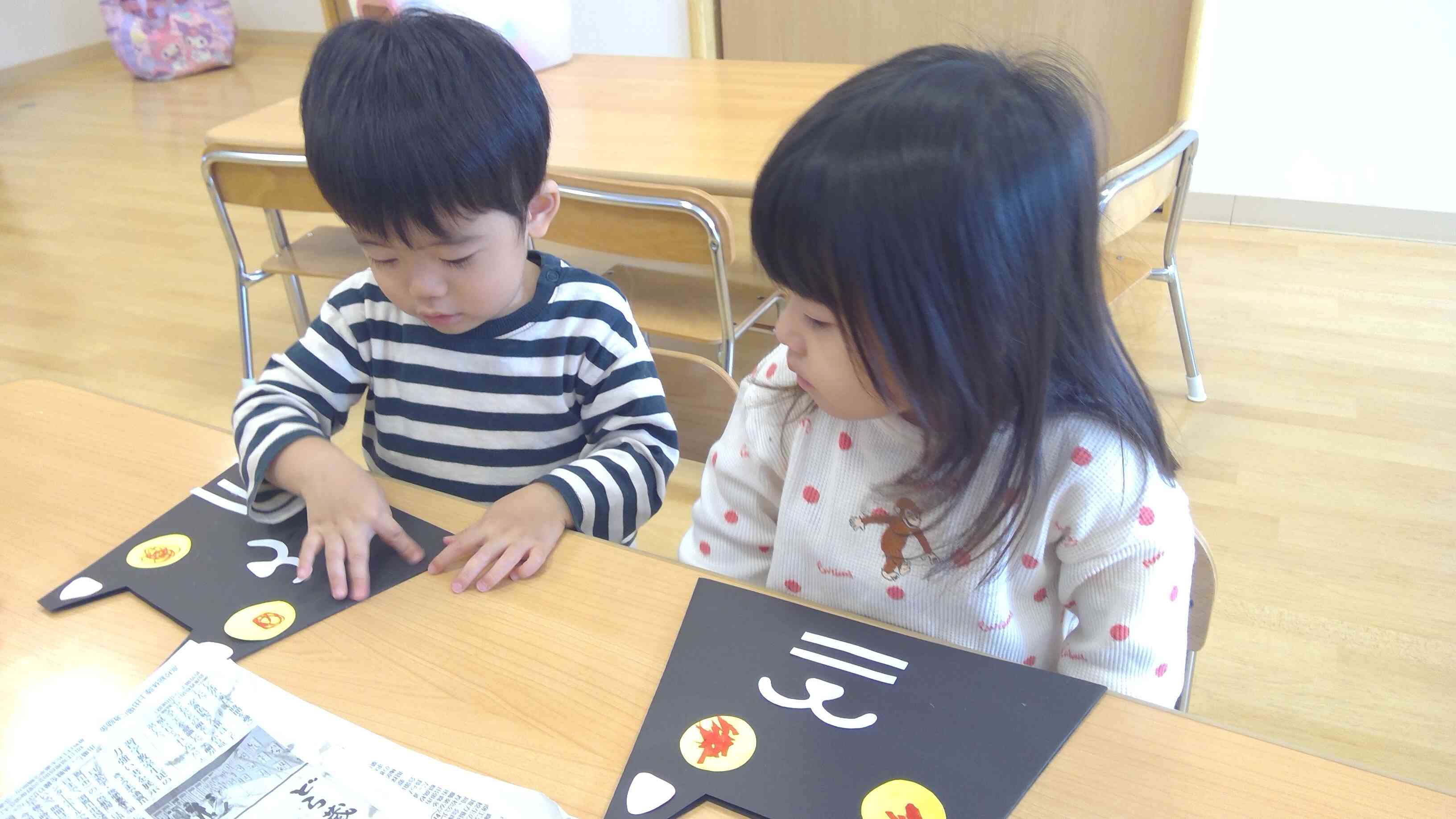 ハロウィン製作は「黒ネコ」だよ！