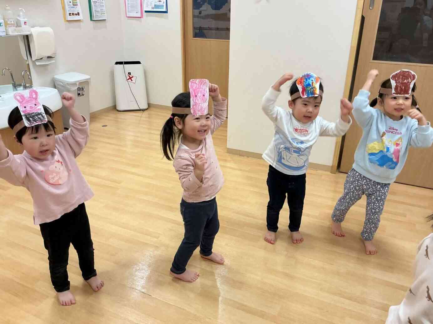 クリスマス会練習、楽しんでます♪