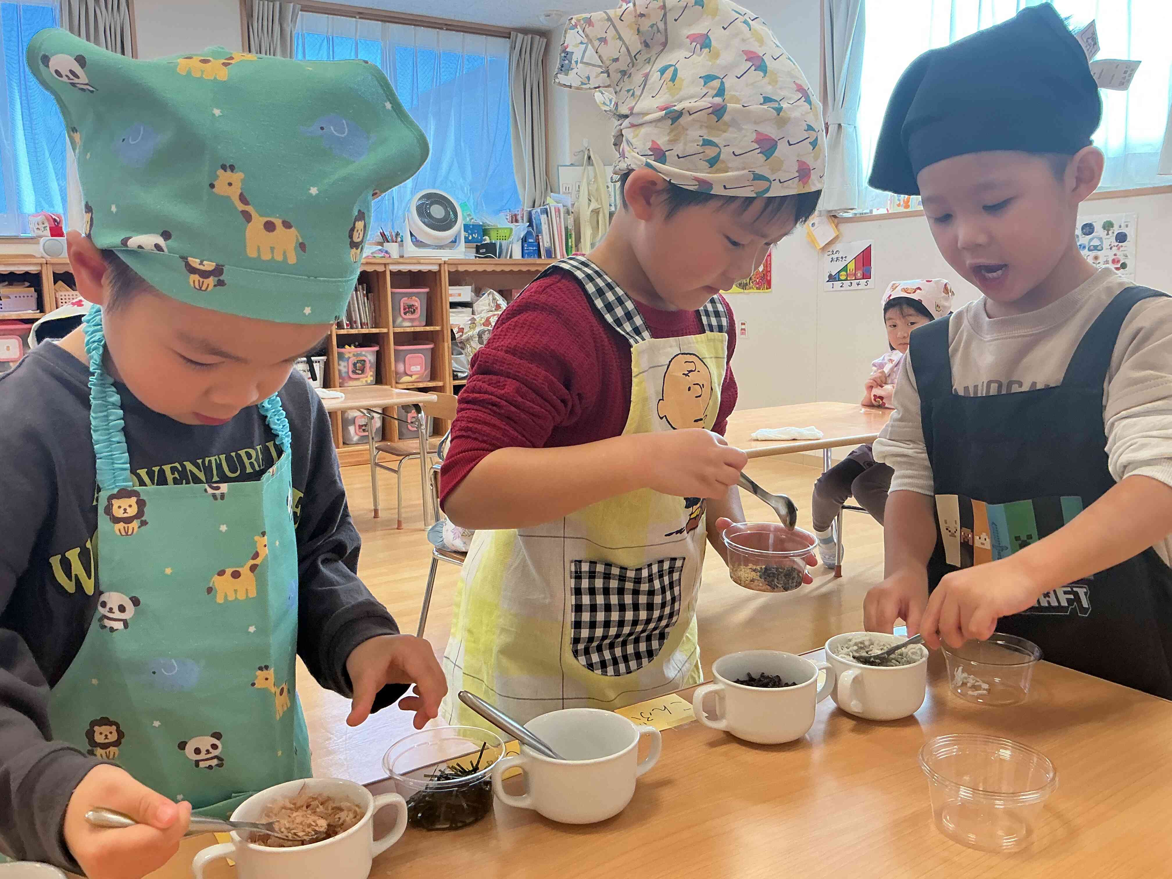 ふりかけ作りをしました！