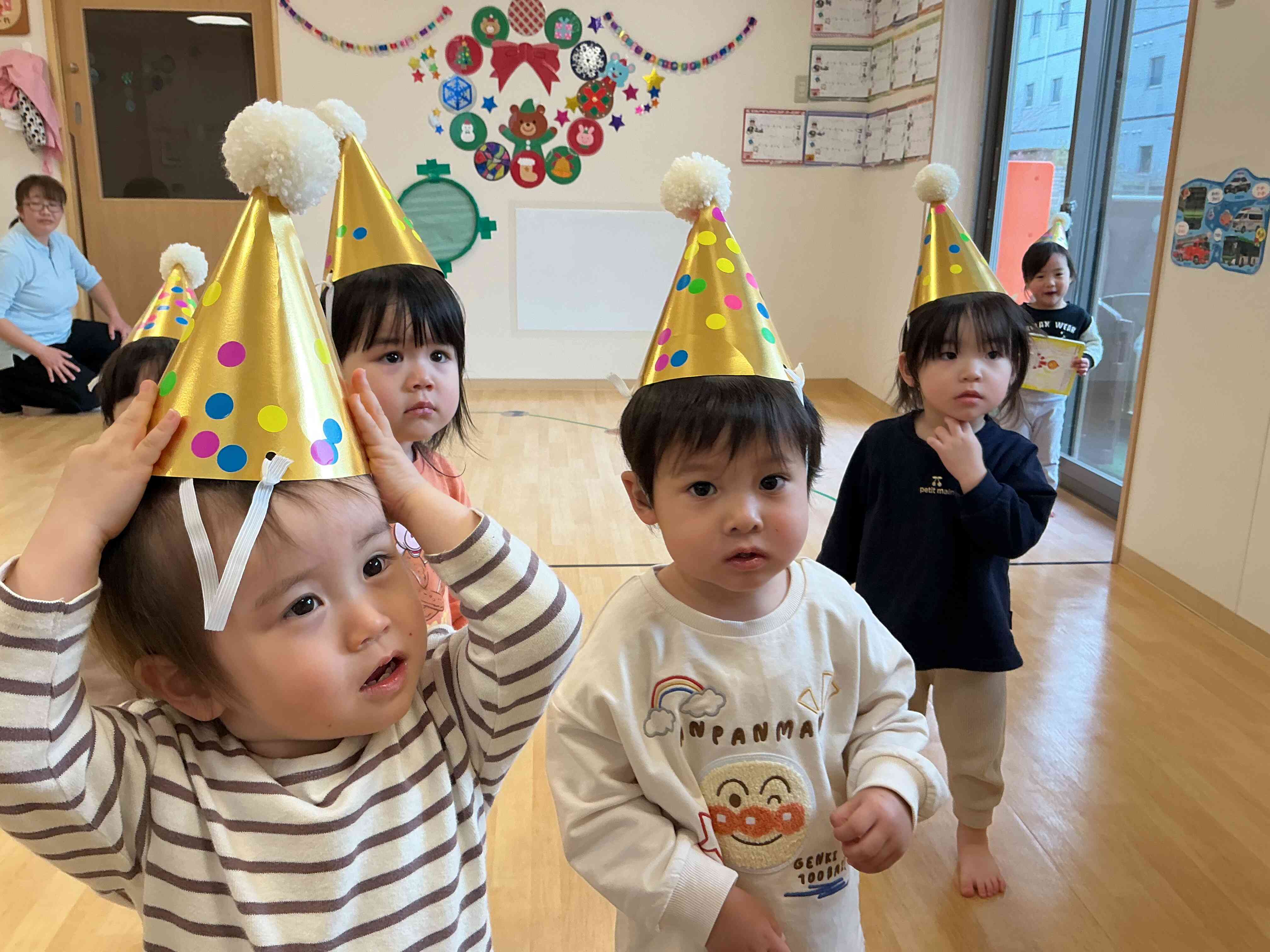 12月あひる組の様子(1歳児)