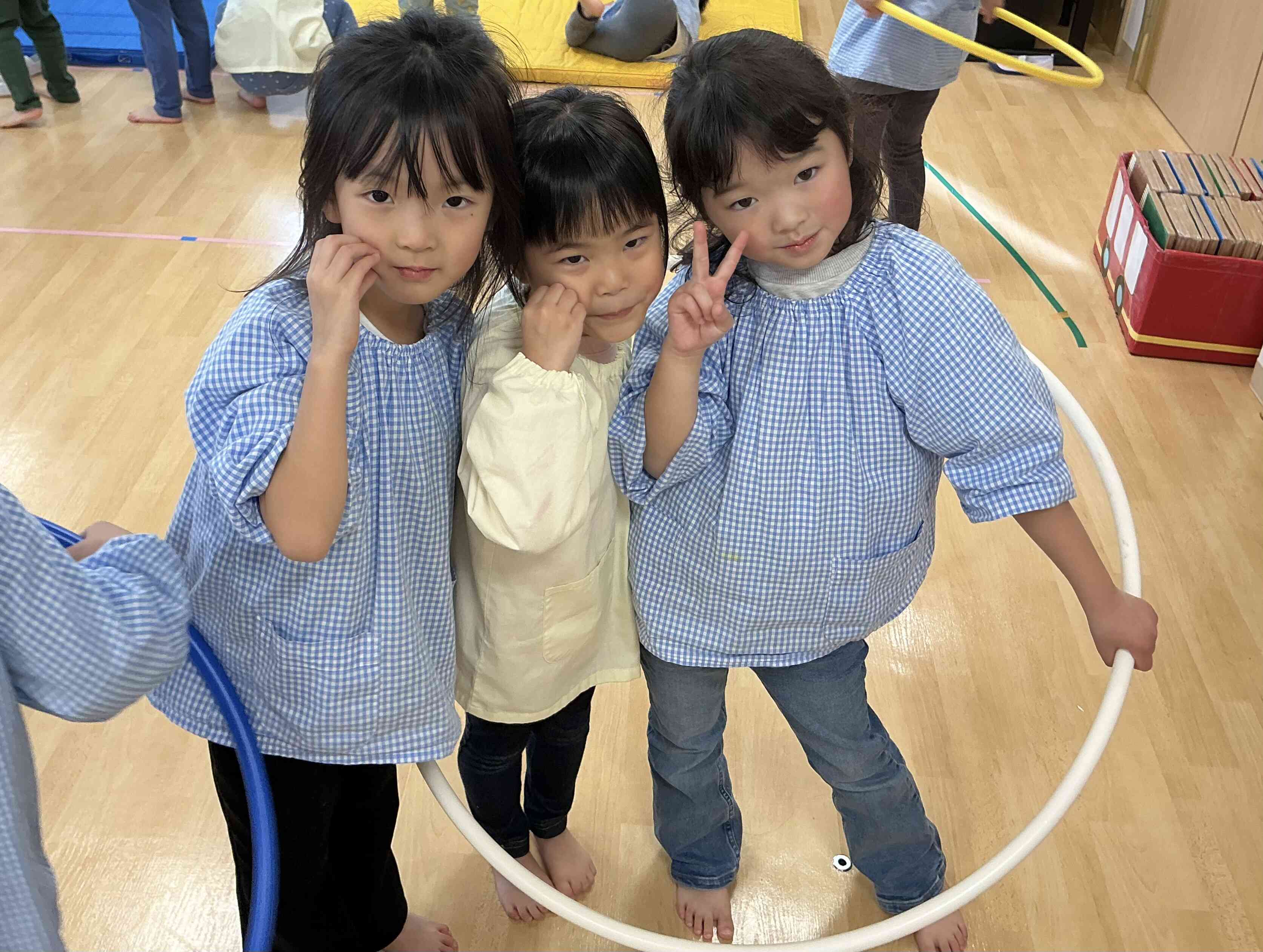 ぱんだぐみさん（4歳児クラス）と運動遊び！！