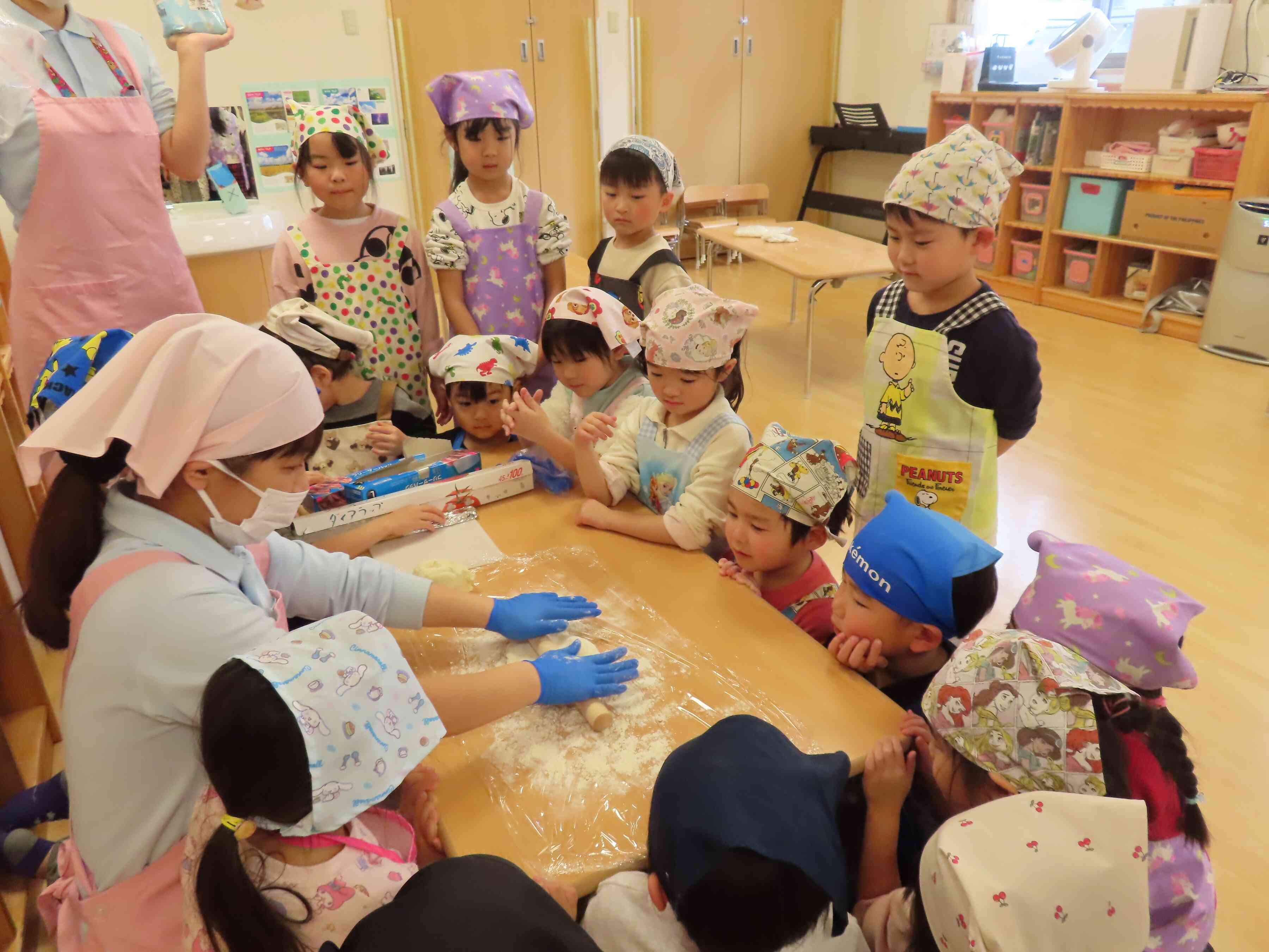 みんなで伸ばします