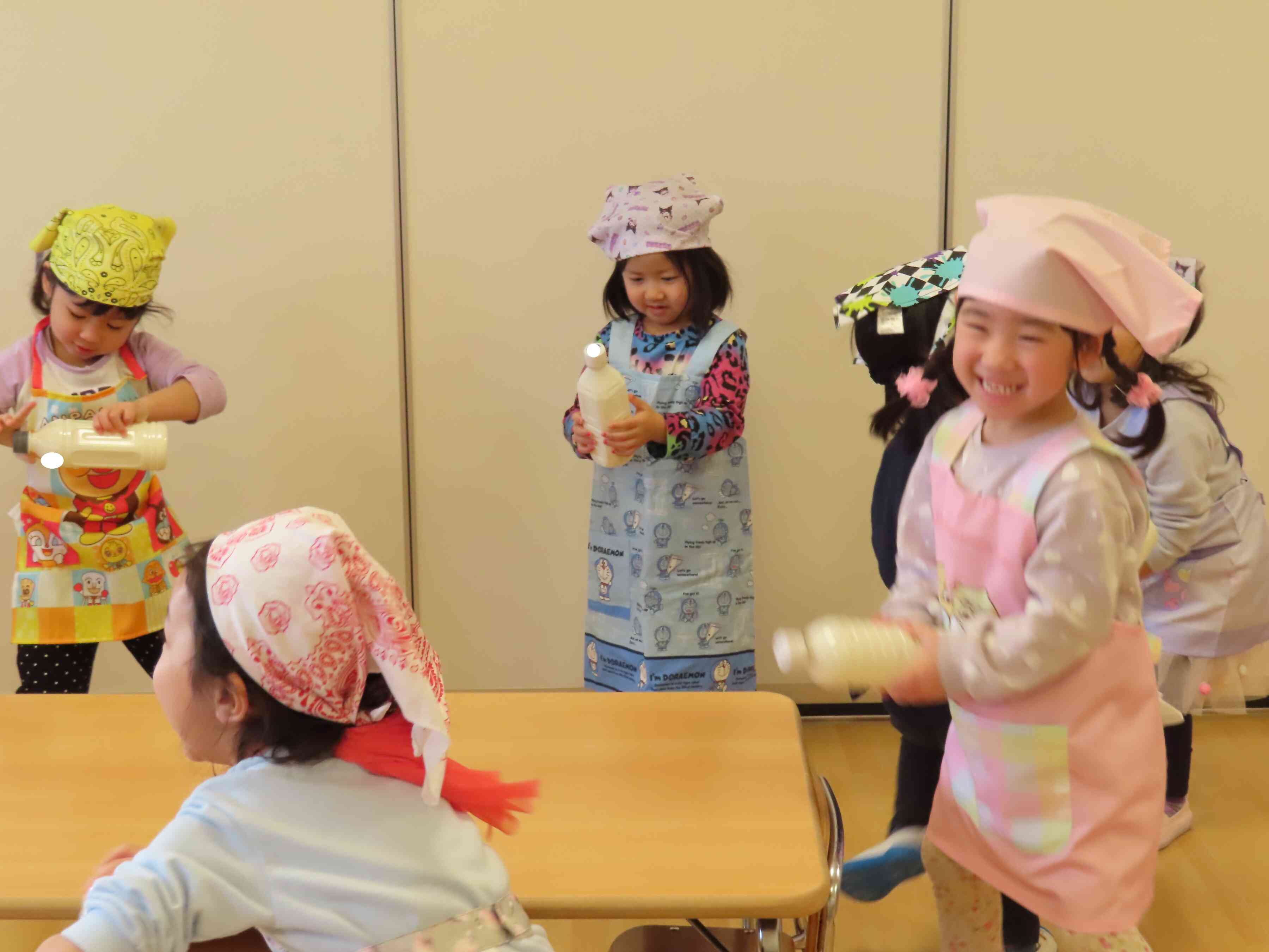 みんなで元気いっぱい振りました！