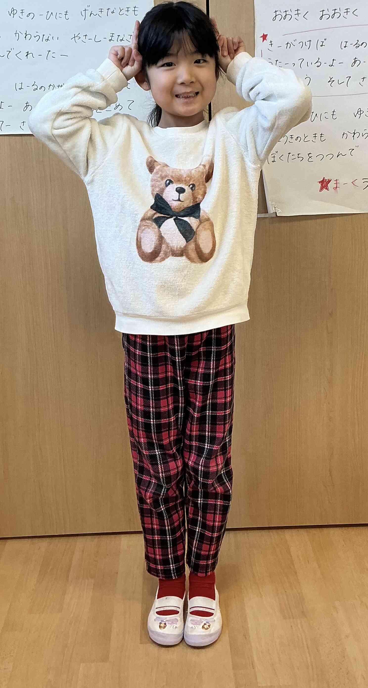 なんのポーズでしょうか⁉︎