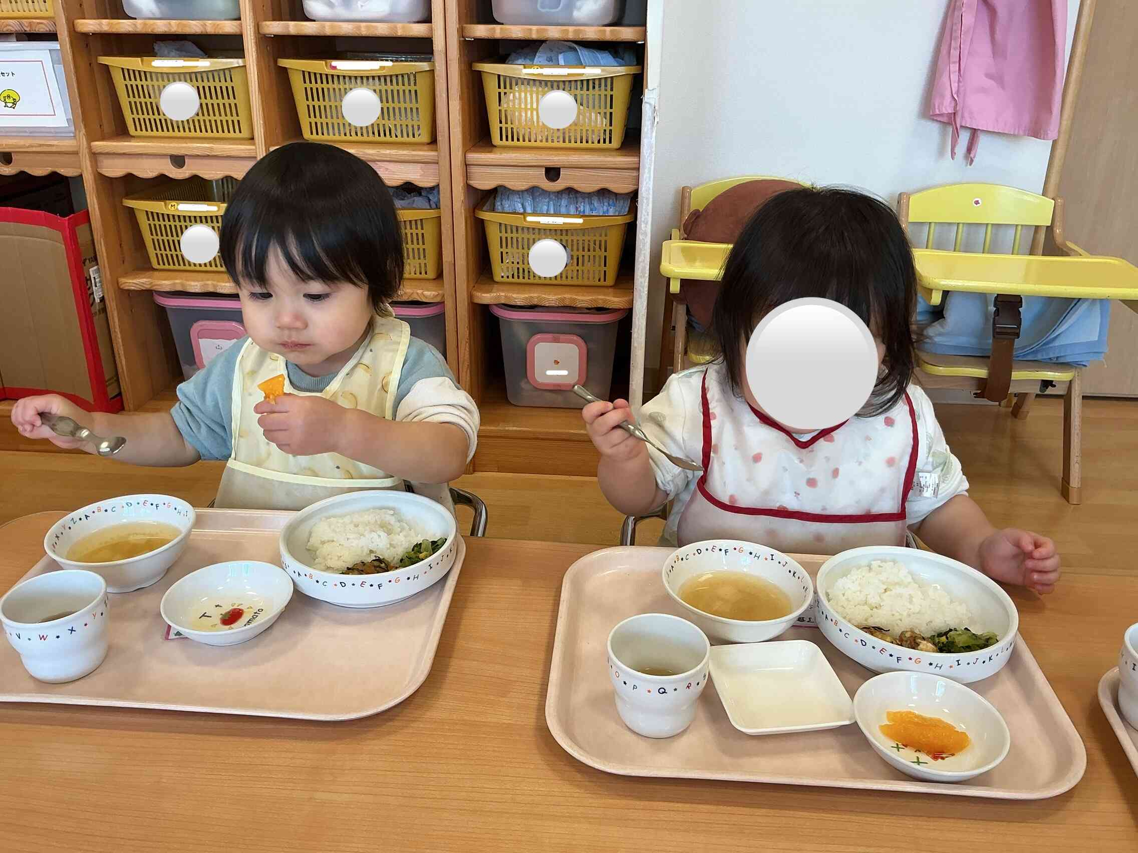 自分で食べられるよ